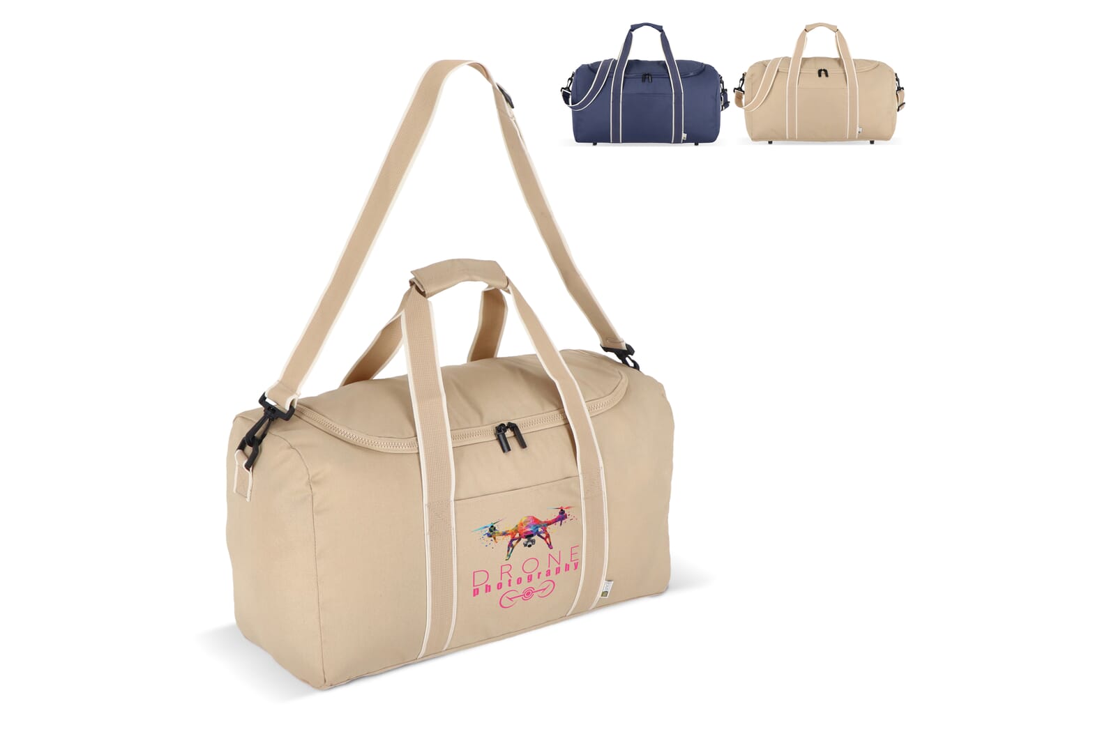 InSideOut R-PET duffle bag Koli Donkerblauw