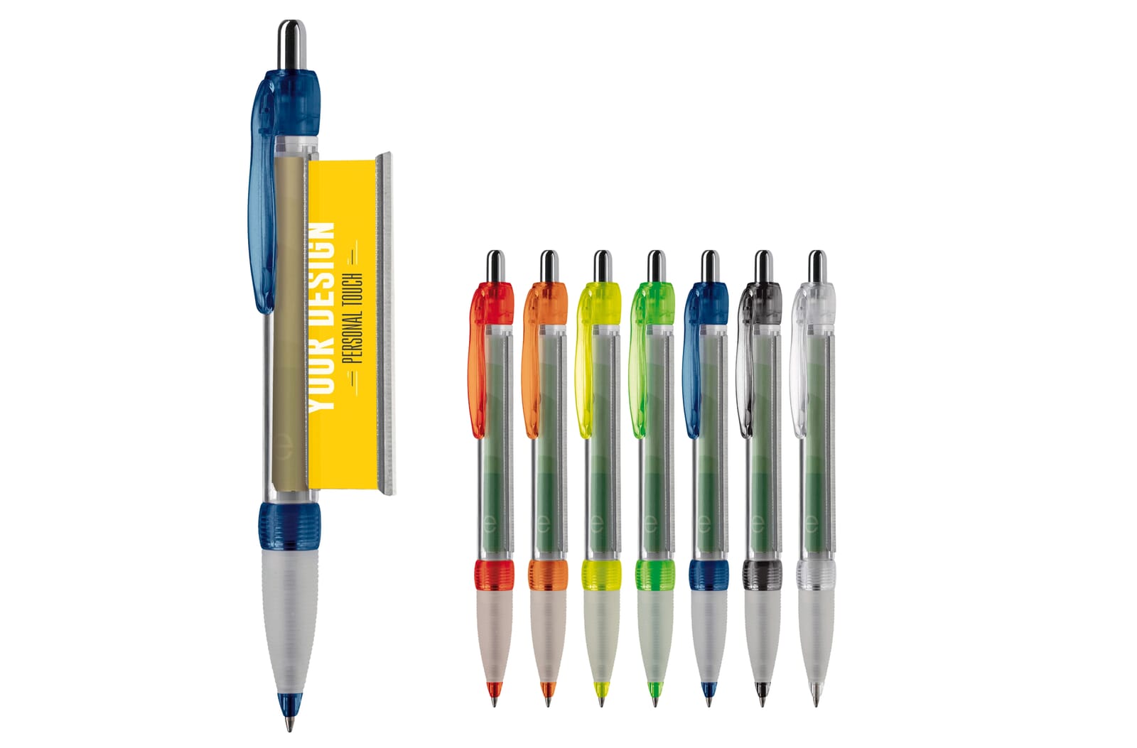 Balpen banner transparant Transparant / Wit