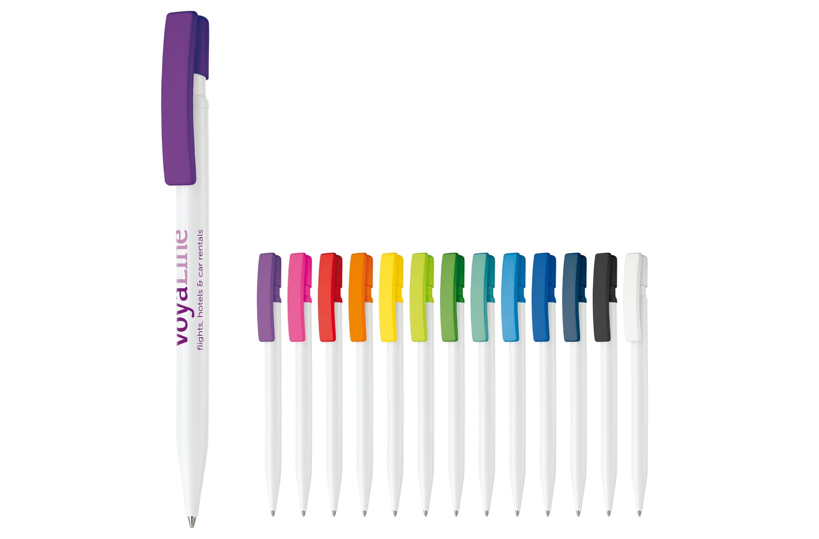 Balpen Nash hardcolour Wit / Wit