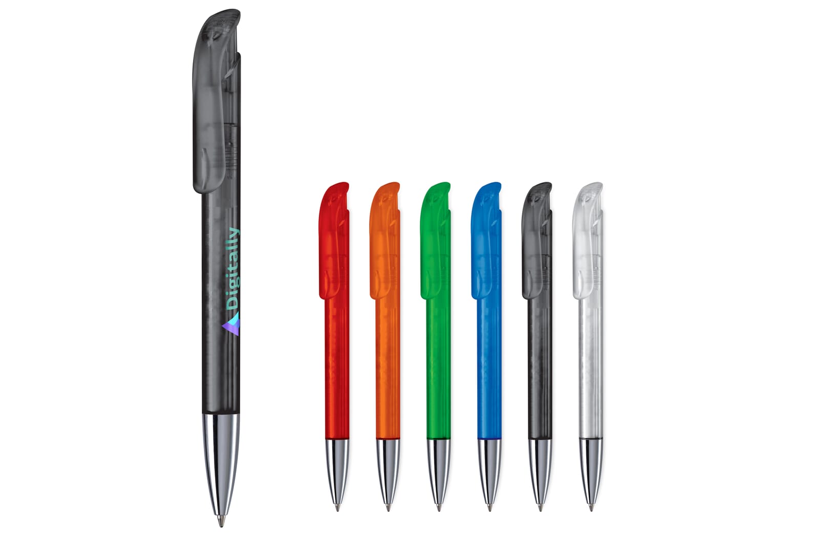 Balpen Atlas transparant metalen tip Transparant / Wit