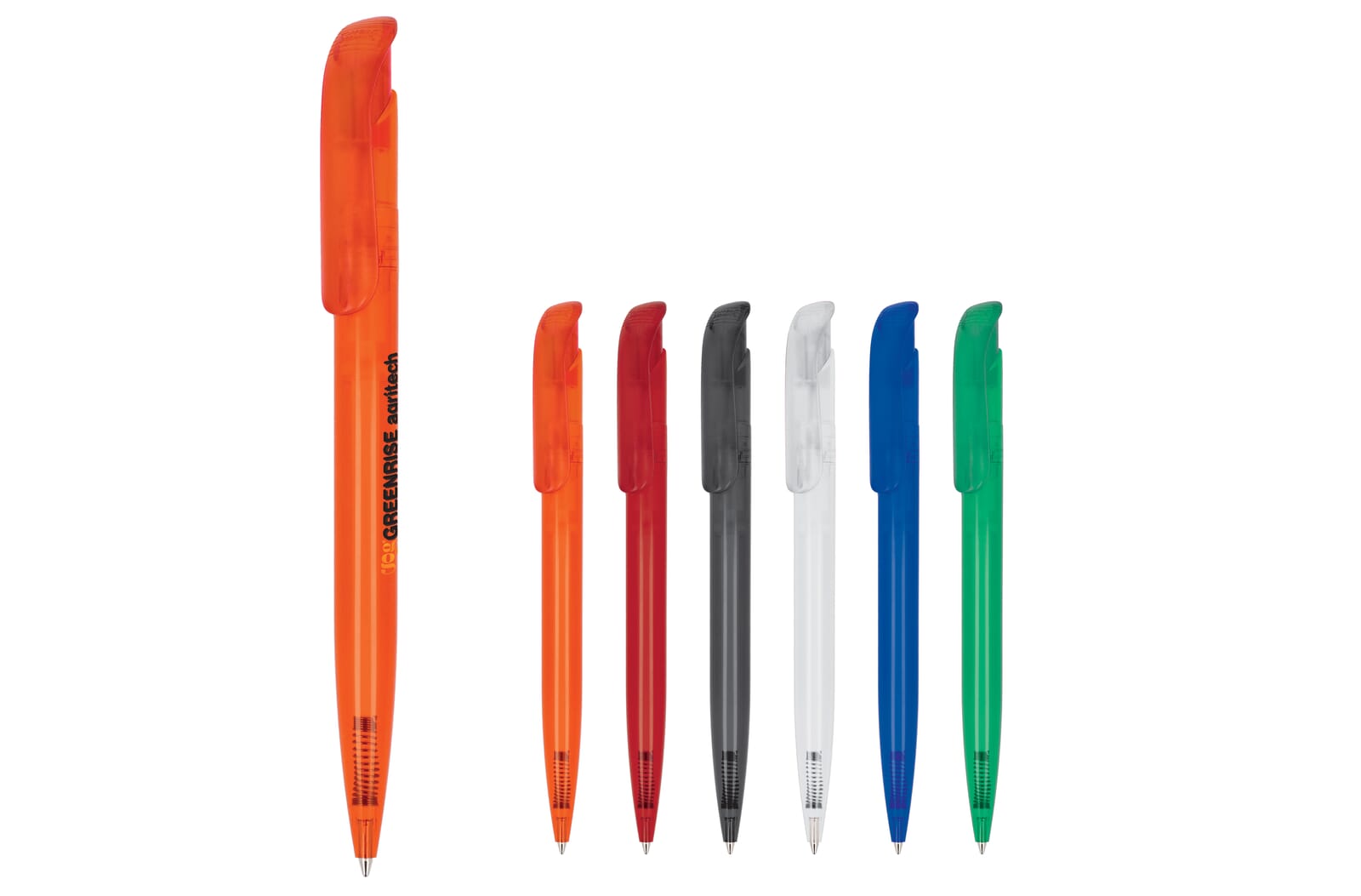 Balpen Atlas transparant Transparant / Wit