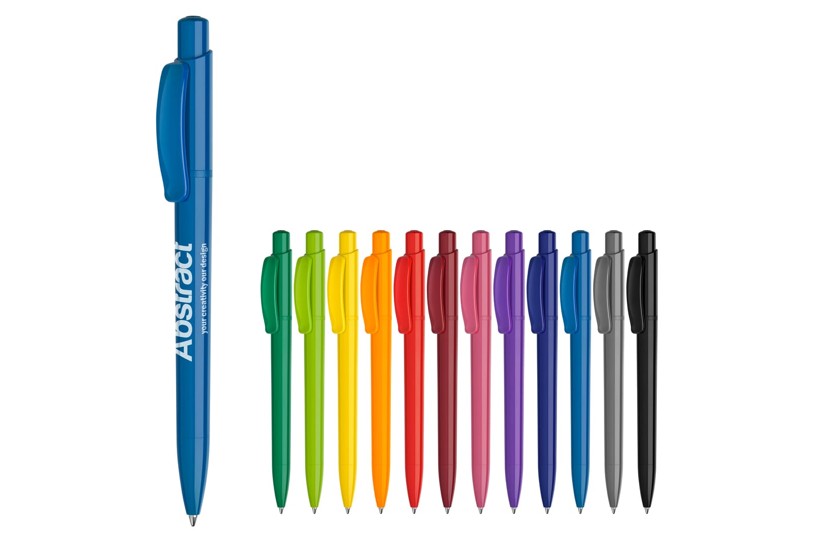 Balpen Kamal Total hardcolour Zwart