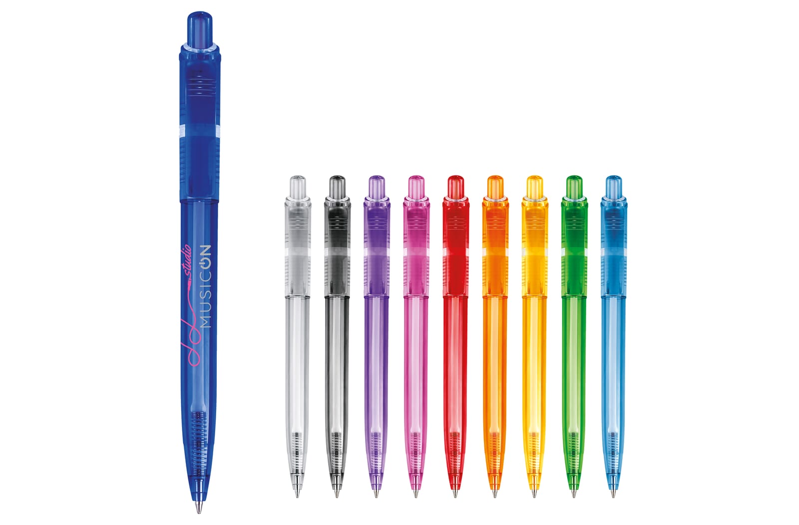 Balpen Ducal Clear transparant Transparant / Wit
