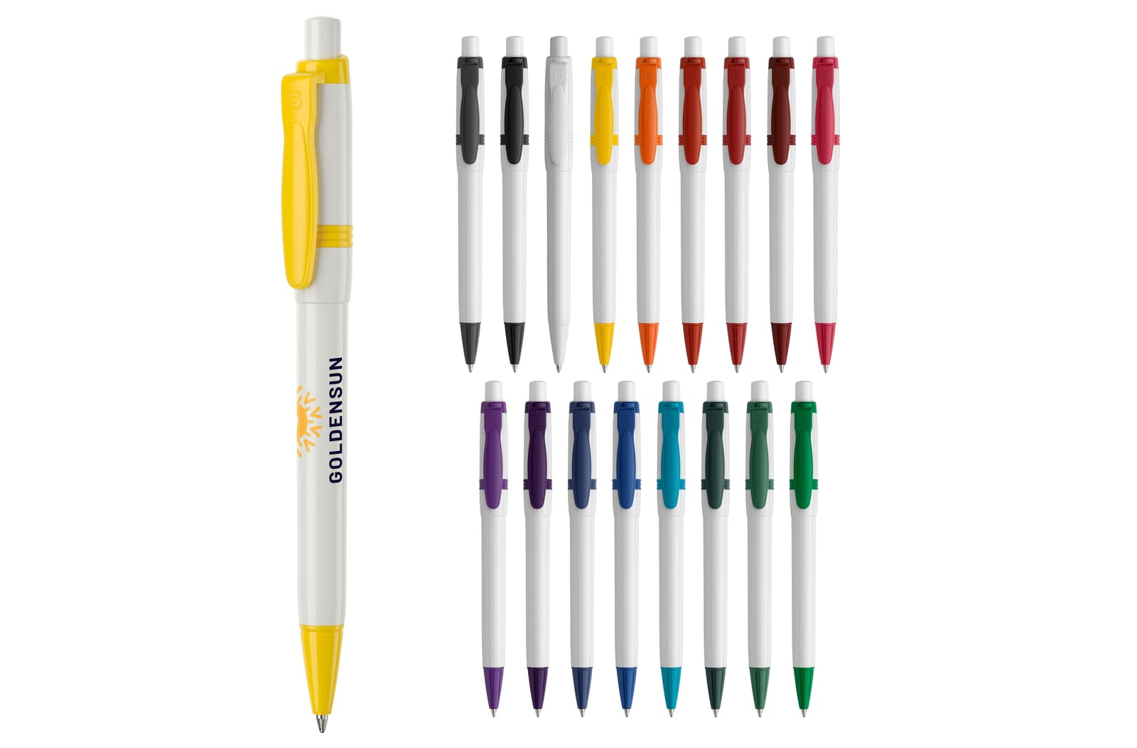 Balpen Olly hardcolour Wit / Wit