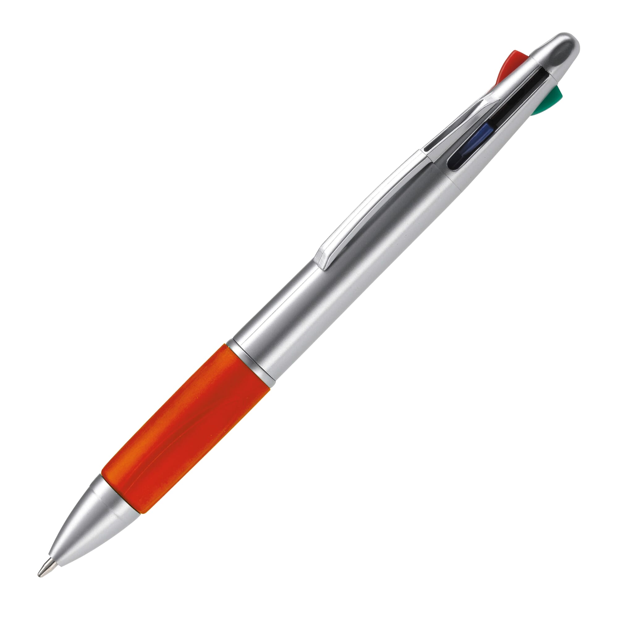 Balpen 4 kleuren hardcolour