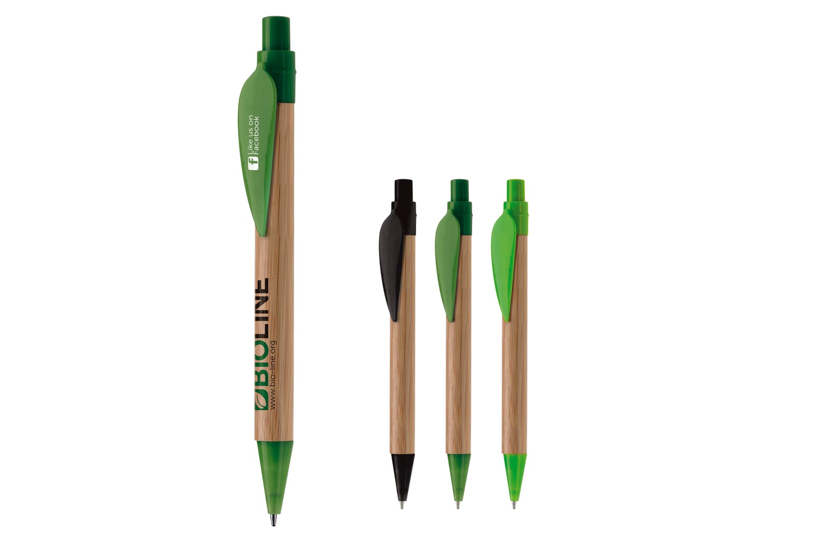 Balpen eco leaf Zwart