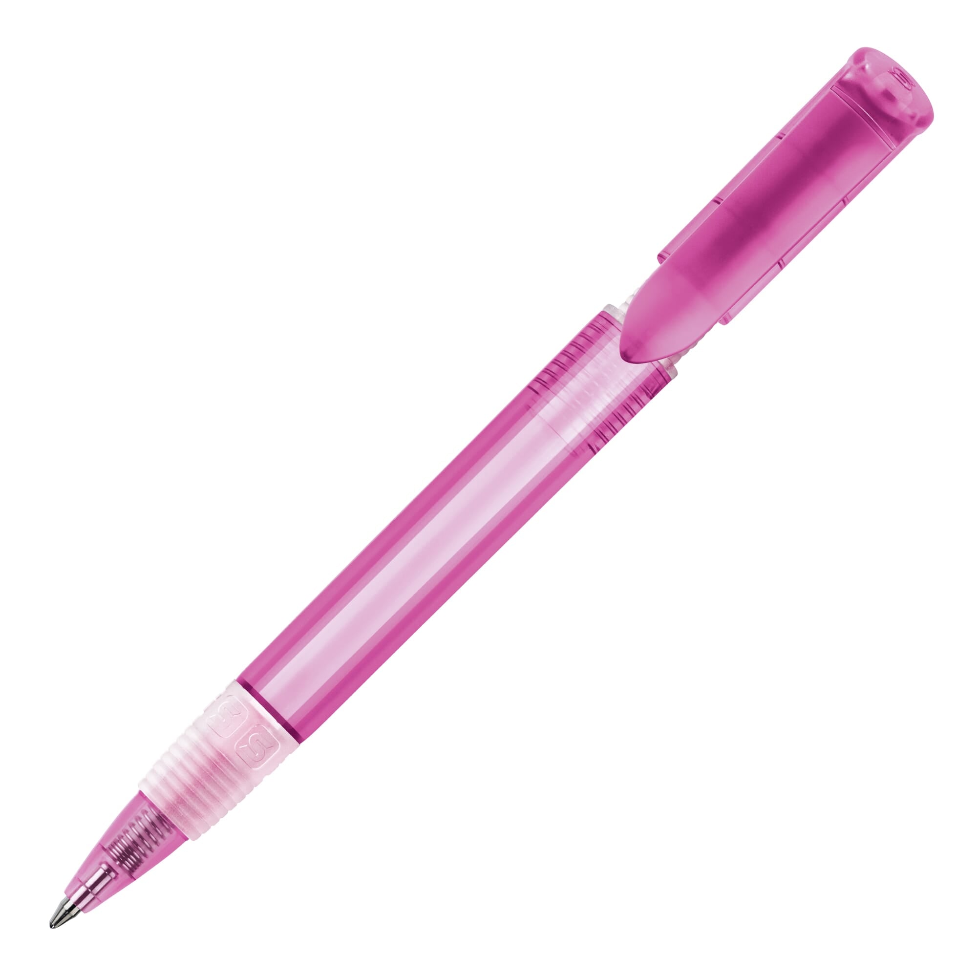 Balpen S40 Grip Clear transparant