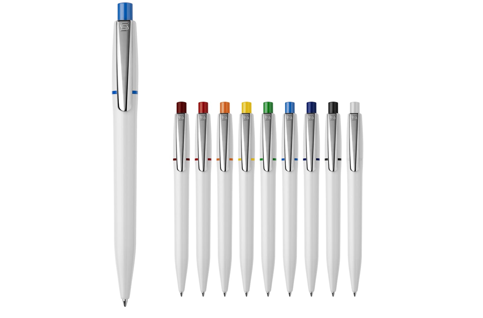 Balpen Semyr hardcolour Wit