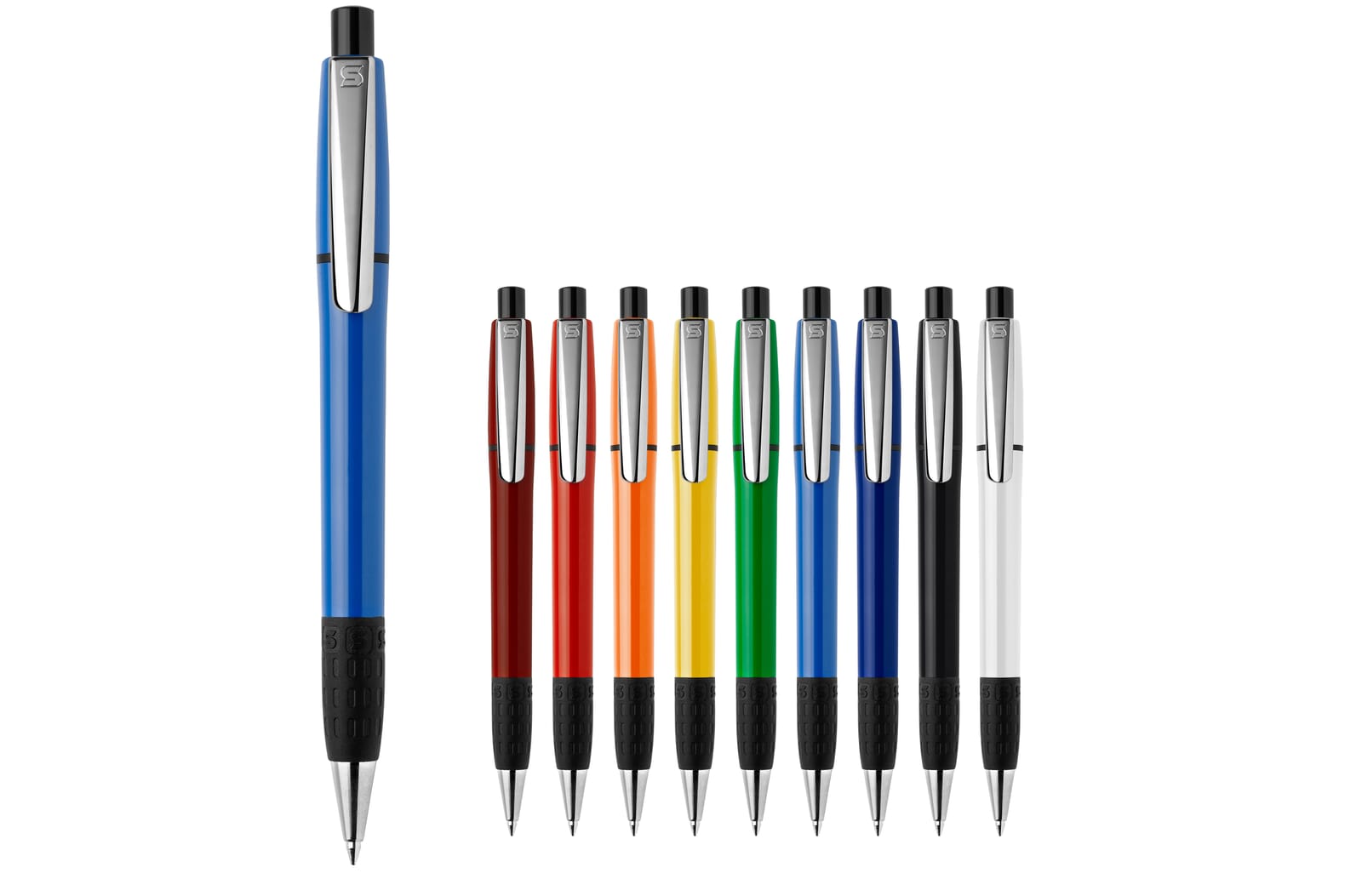 Balpen Semyr Grip hardcolour Wit