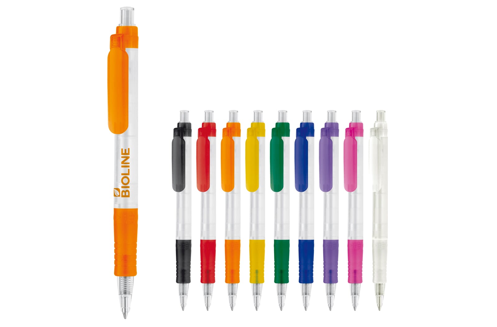 Balpen Vegetal Pen Clear transparant Ecru / Wit