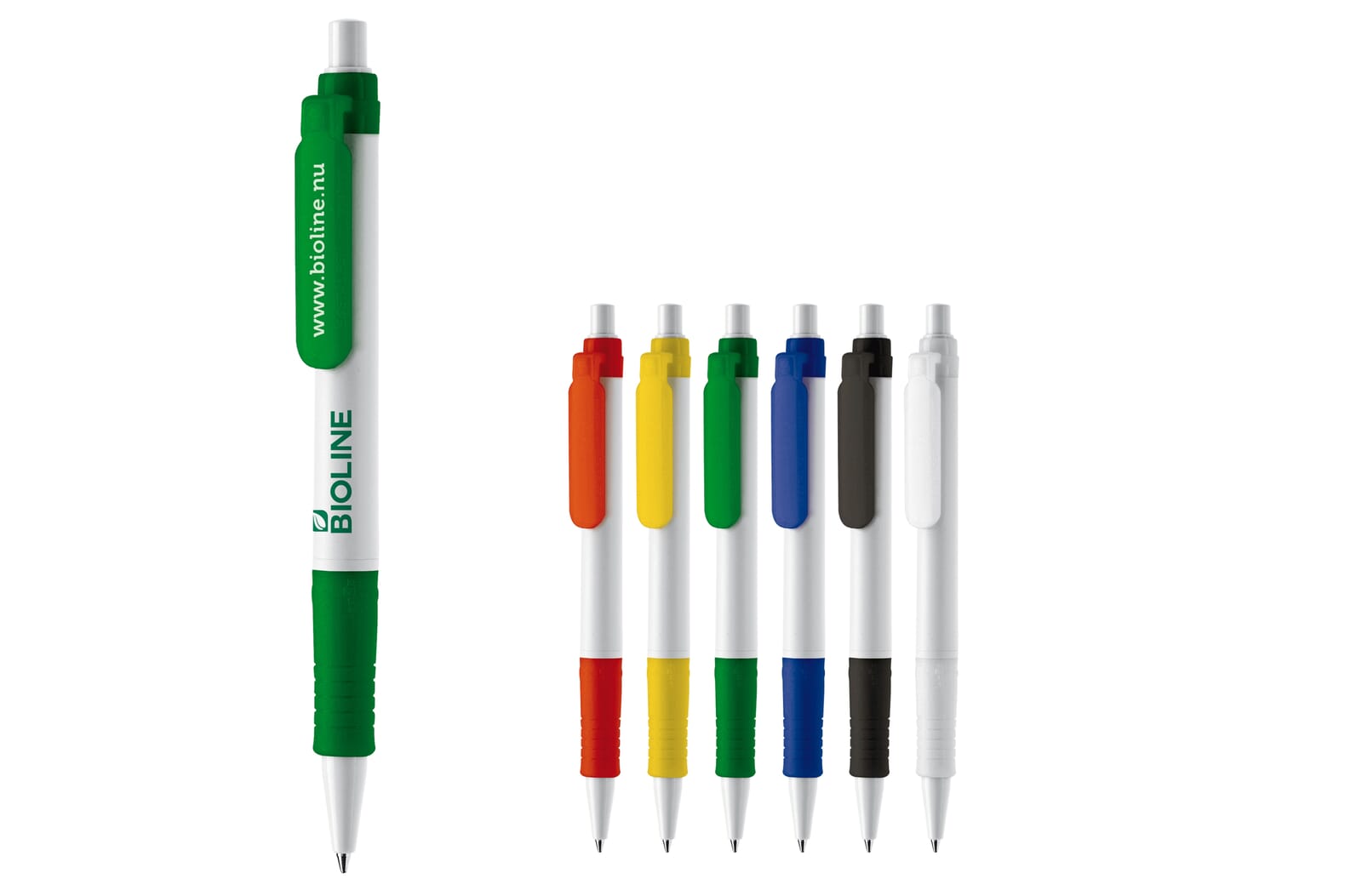 Balpen Vegetal Pen hardcolour Wit / Wit