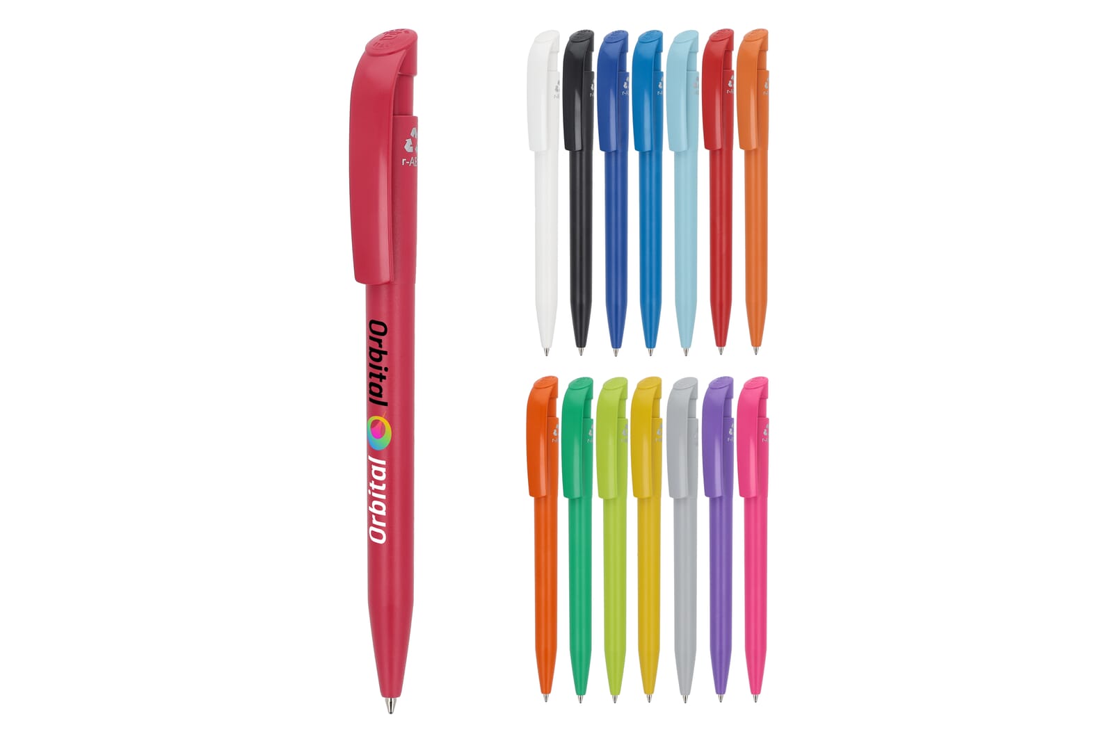 Balpen S45 recycled hardcolour Wit