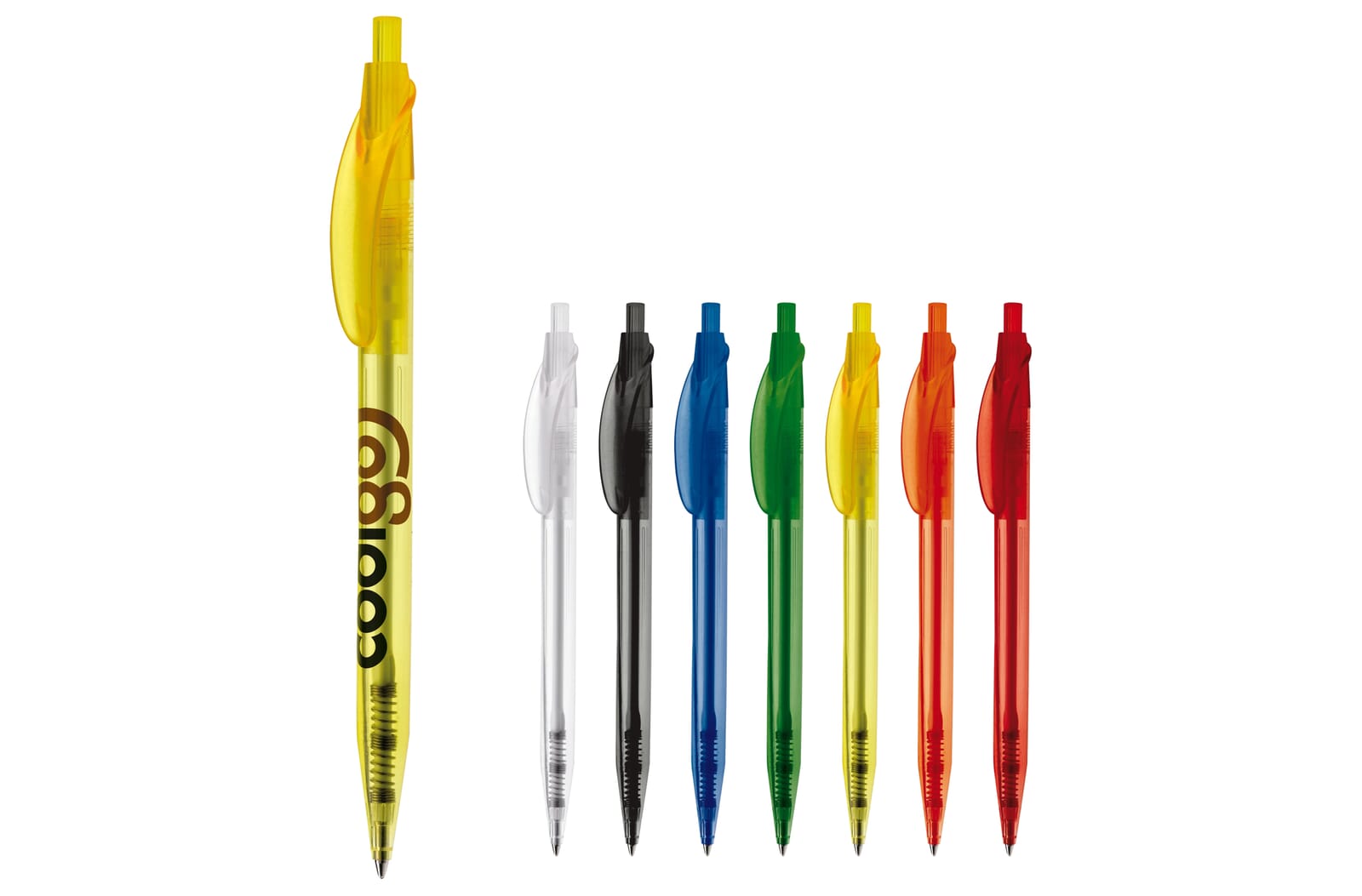 Balpen Cosmo transparant Transparant / Wit