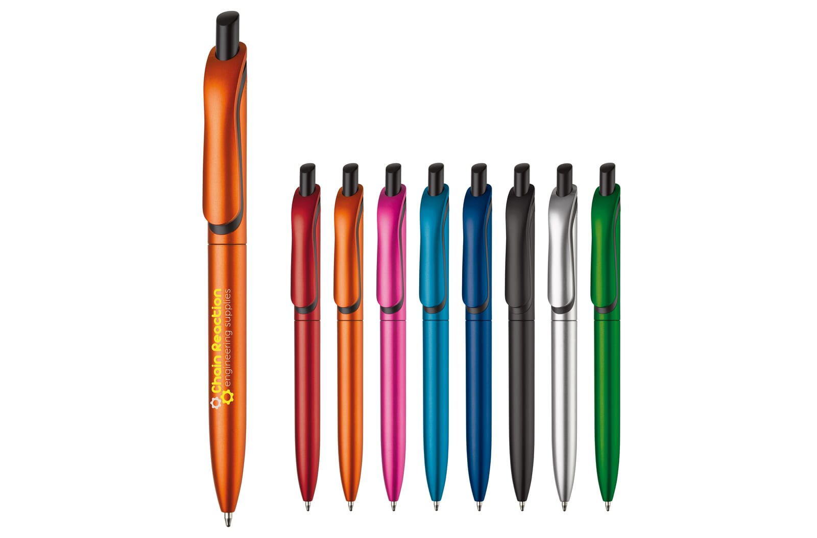 Balpen Click Shadow metallic Zwart