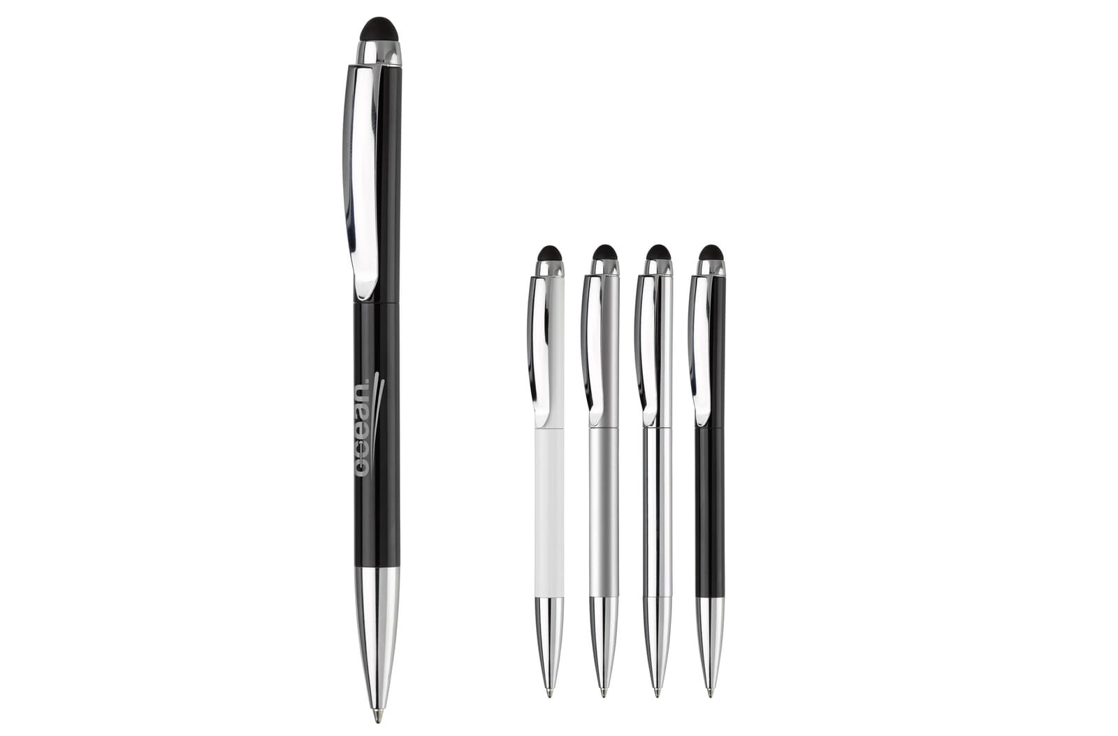 Balpen Modena stylus metaal Wit