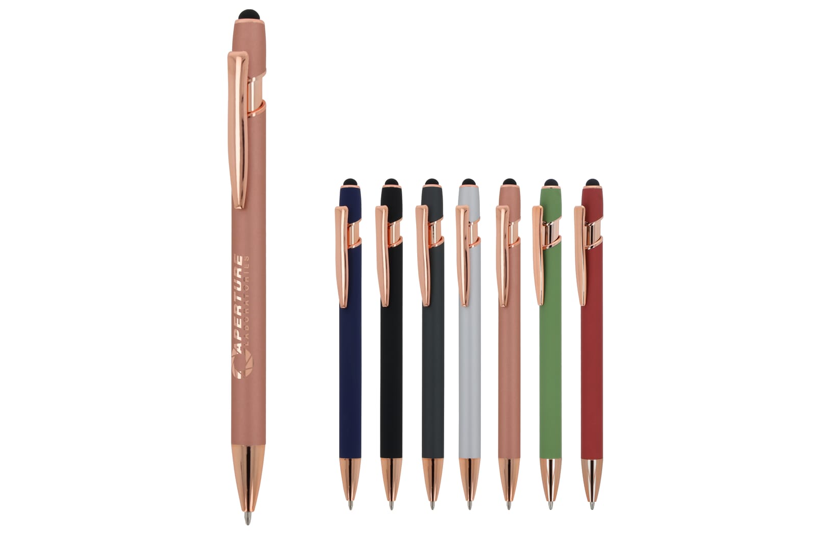 Balpen Paris Luxe Metaal rubberised Zwart