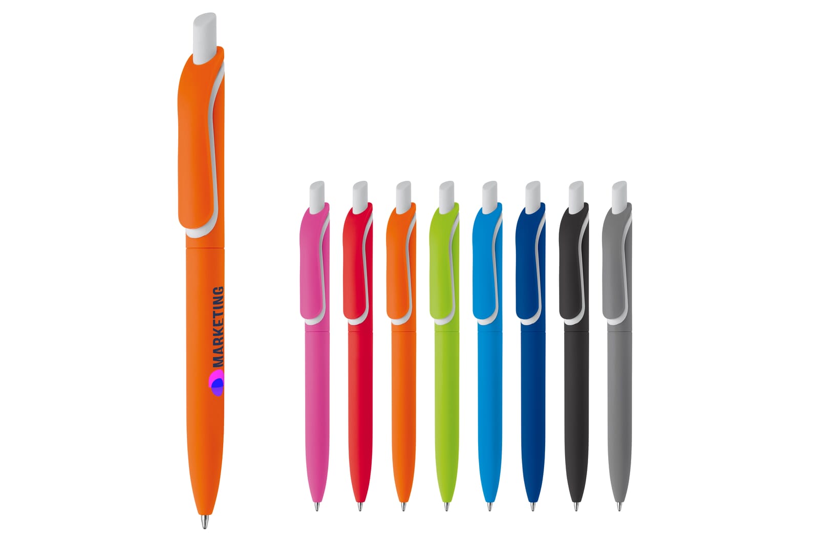 Balpen ClickShadow soft touch R-ABS Zwart