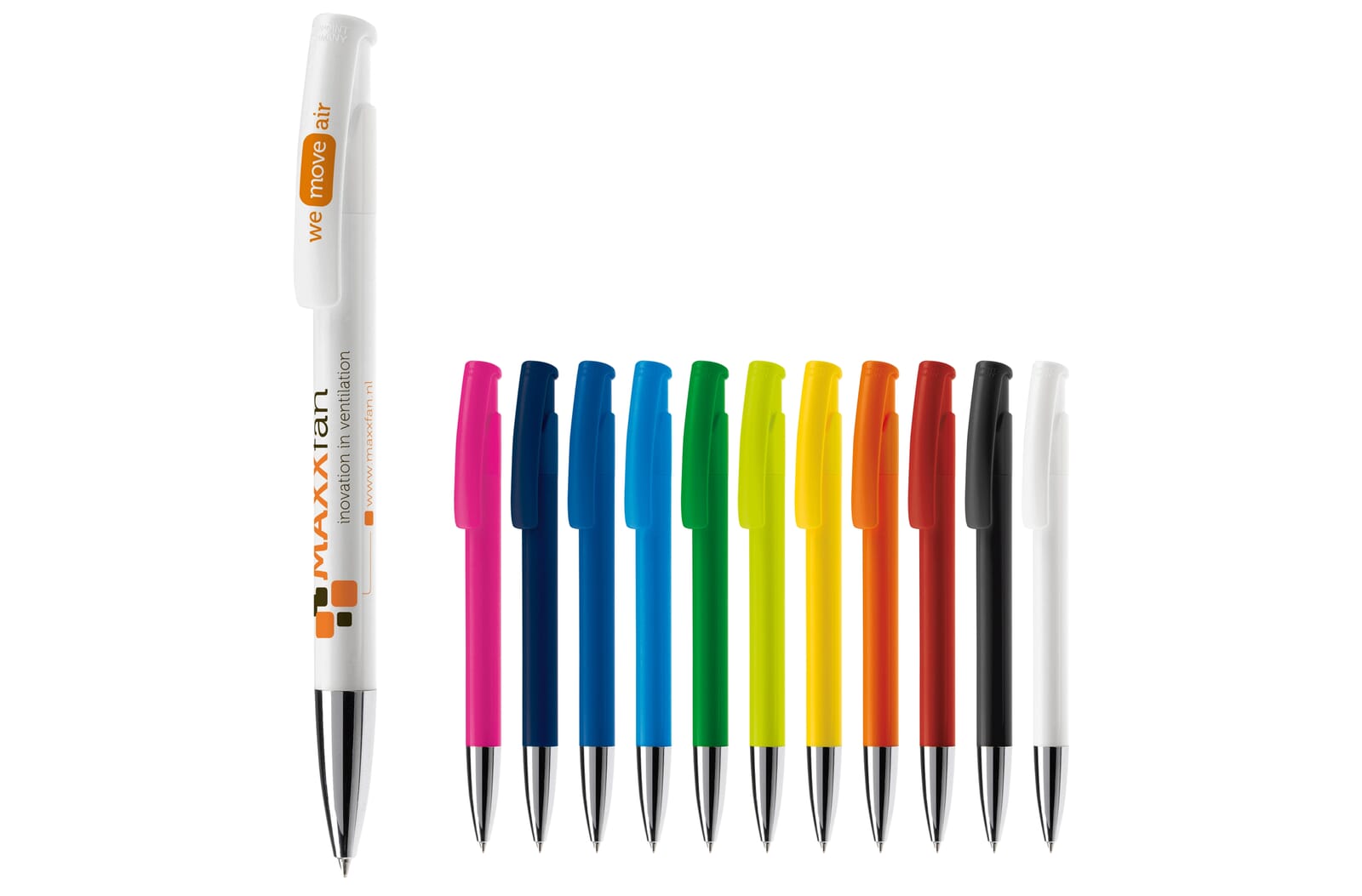 Balpen Avalon metal hardcolour Wit