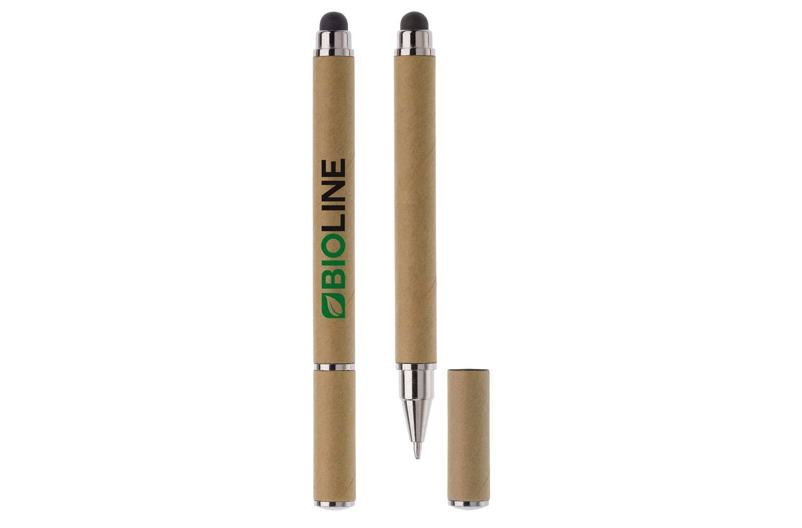 Balpen stylus papier Bruin