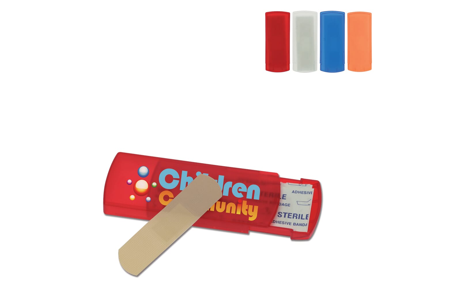 Pleisterdoosje 5 stuks Ecru / Wit