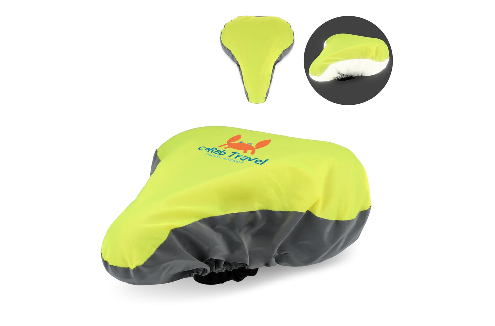 R-PET Reflecterende zadelhoes Geel