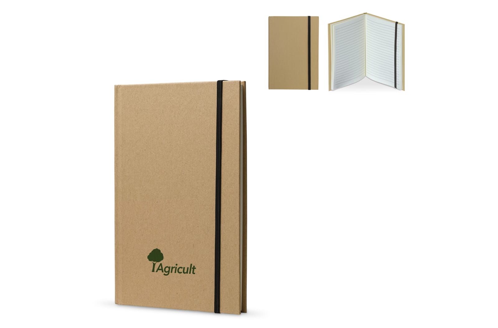 Notitieboek karton A5 Bruin