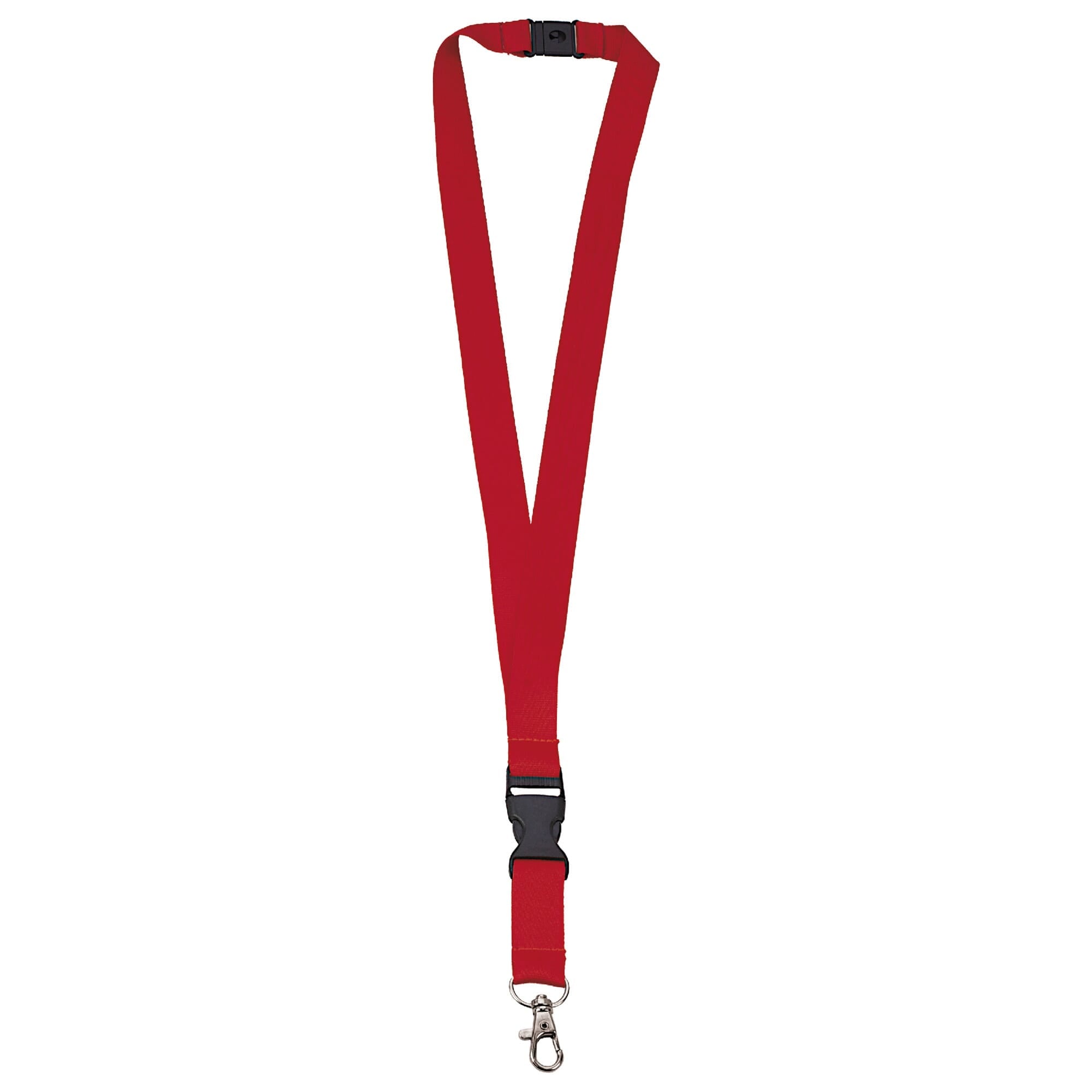 Polyester lanyard 20 mm met gesp en haak