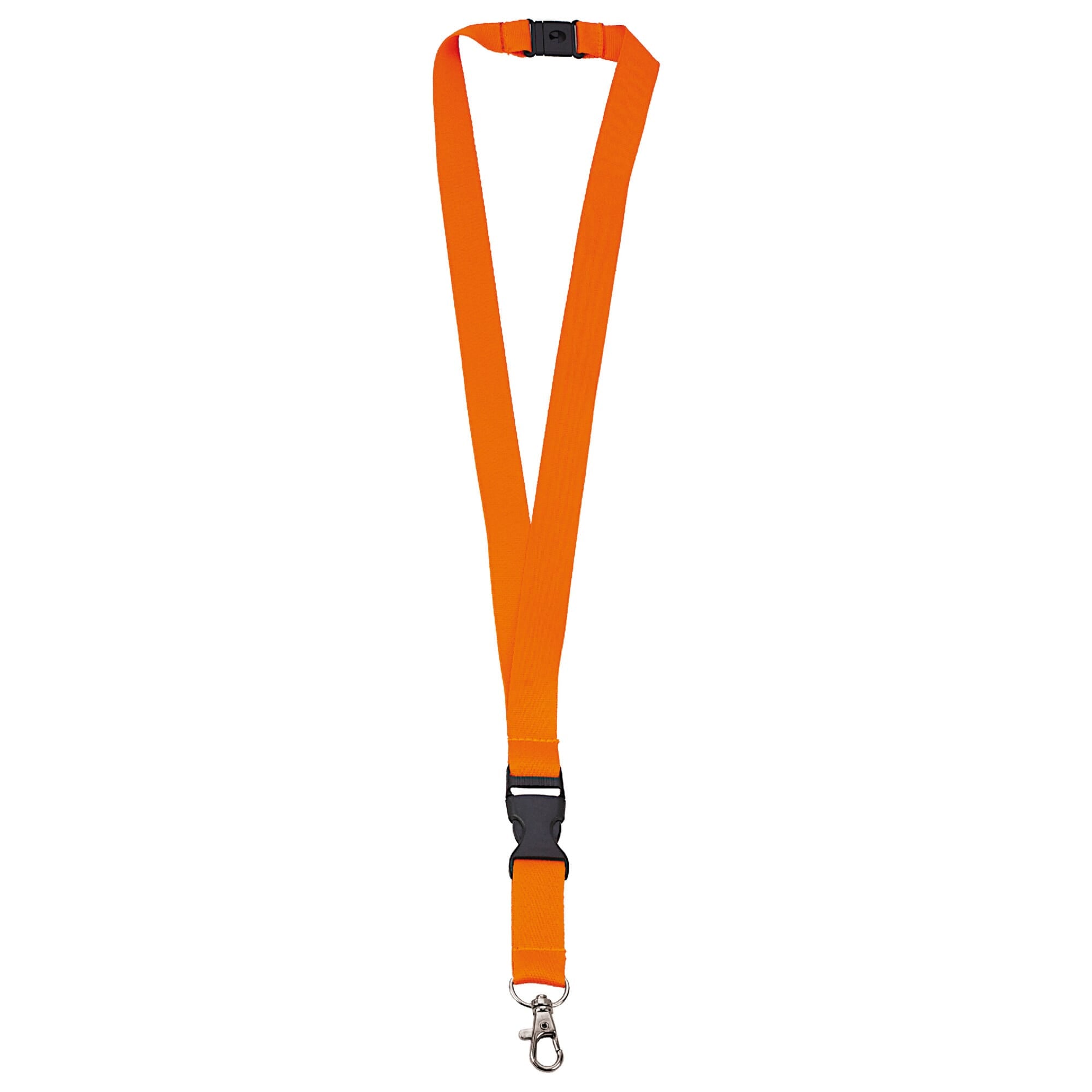 Polyester lanyard 20 mm met gesp en haak