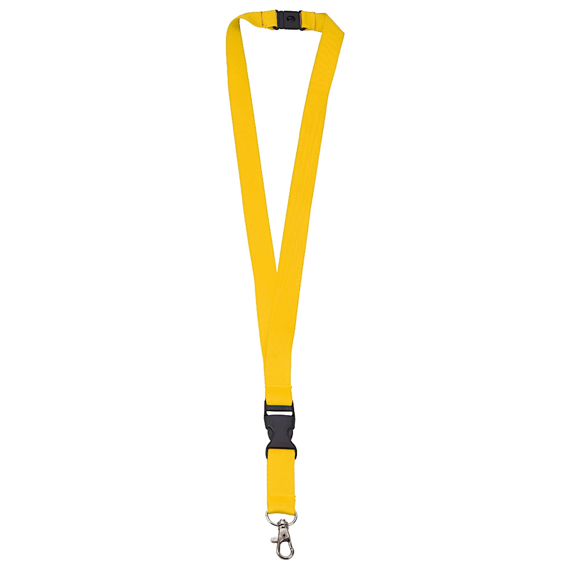 Polyester lanyard 20 mm met gesp en haak