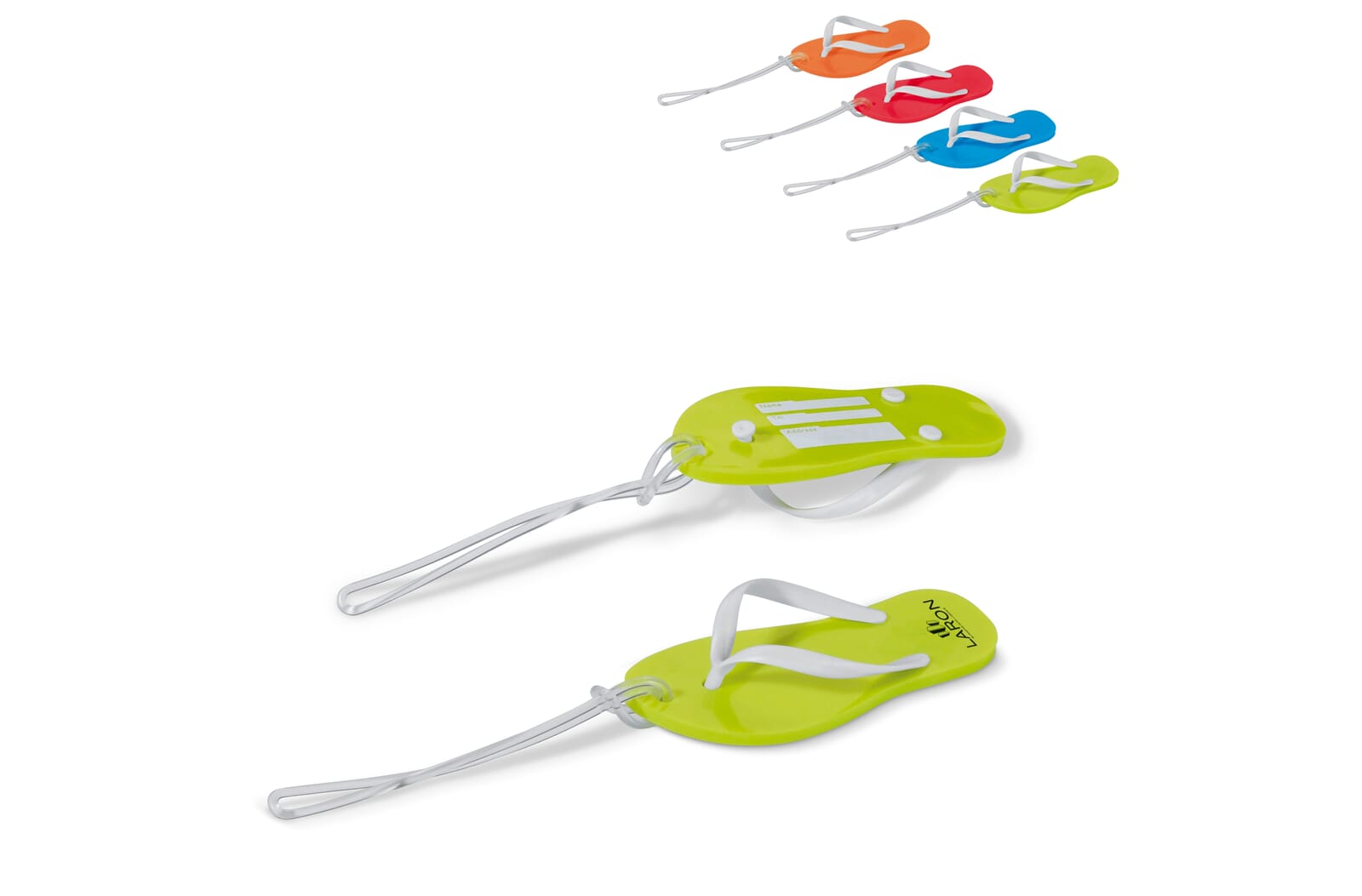 Bagagelabel slipper Blauw