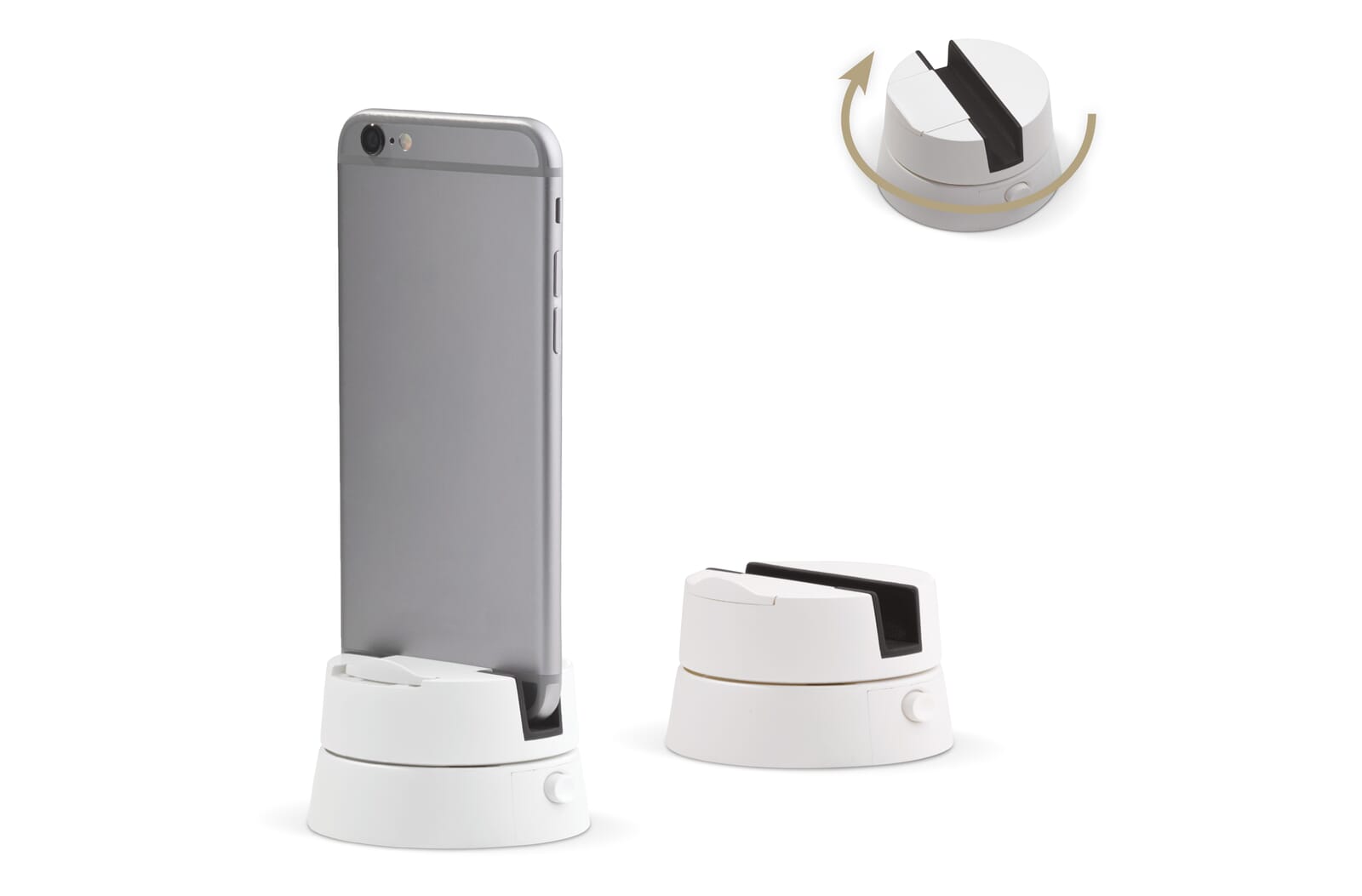 Telefoonstandaard panorama Wit / Zwart