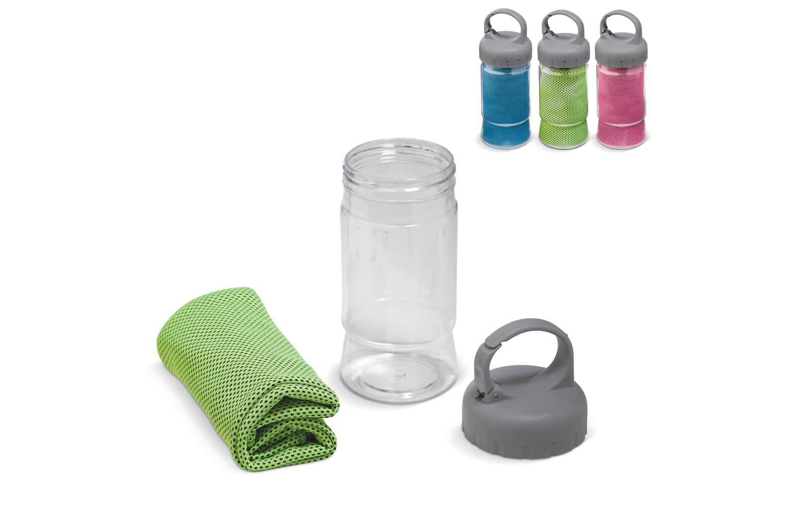 Fitness handdoek 32x88cm Blauw