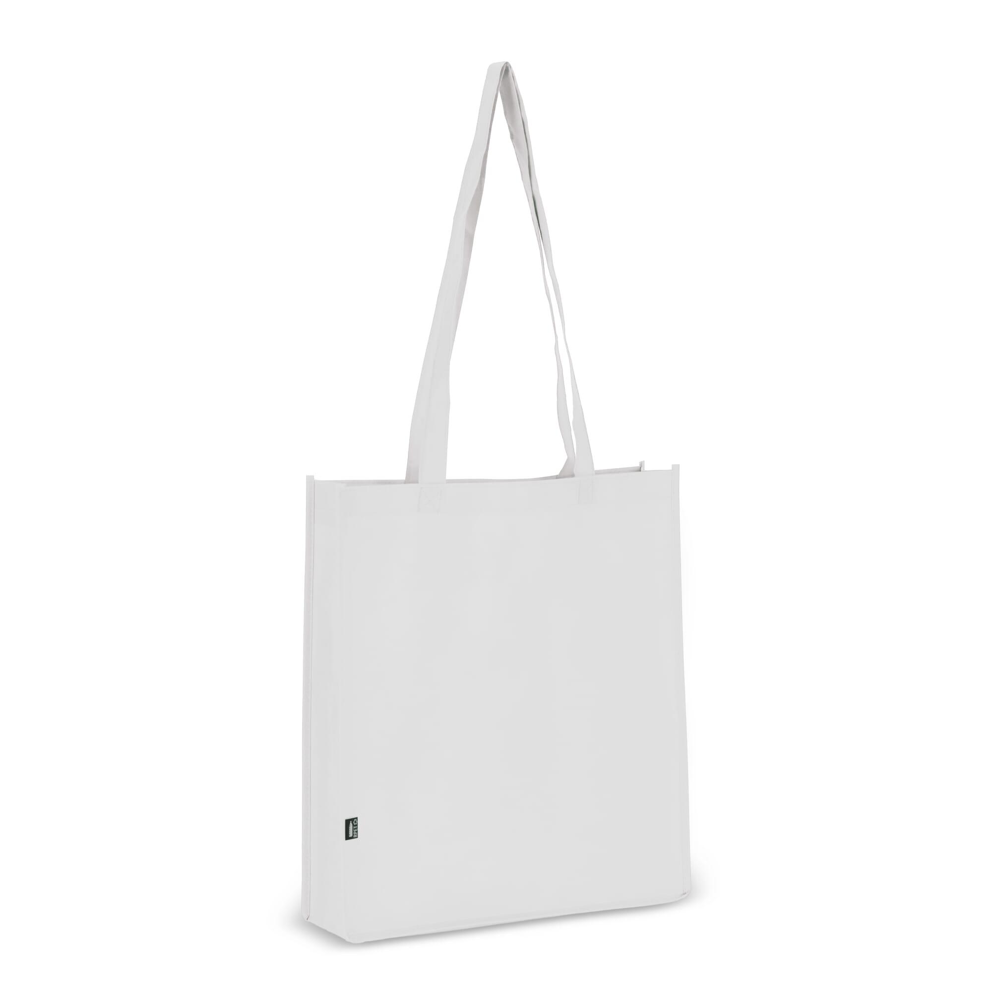 R-PET Draagtas non-woven 38 x 9 x 42cm 75g/m²
