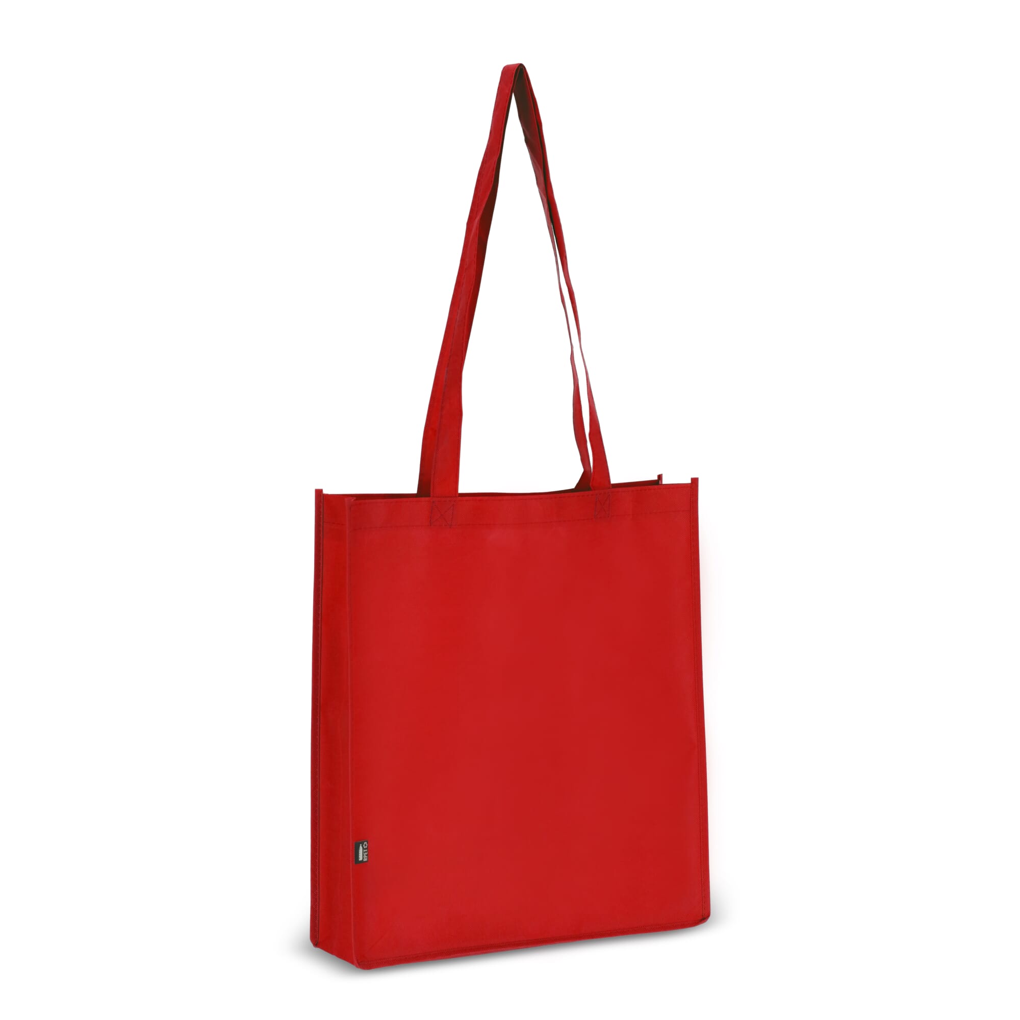 R-PET Draagtas non-woven 38 x 9 x 42cm 75g/m²