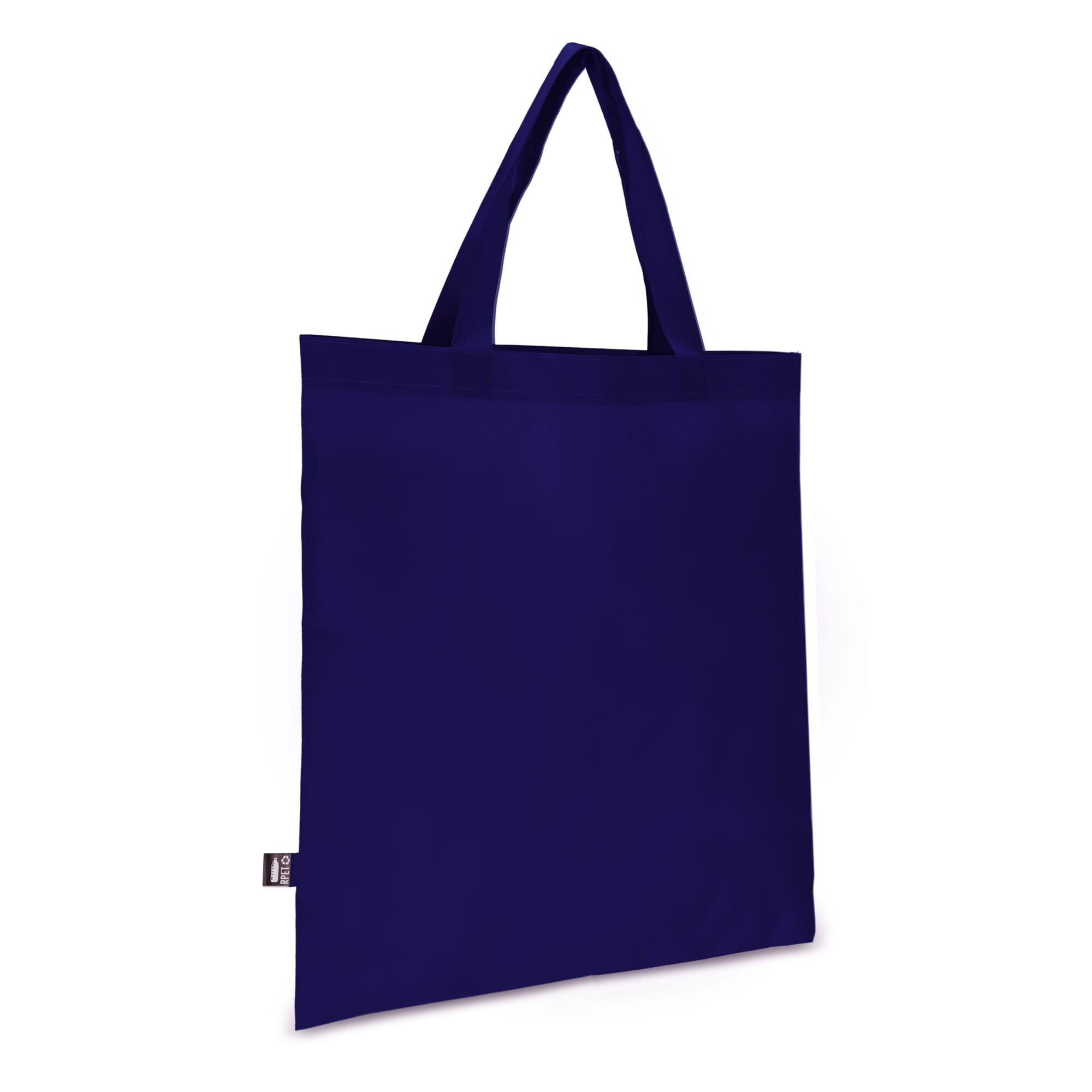 R-PET Draagtas non-woven korte handvatten 38 x 42cm 75g/m²