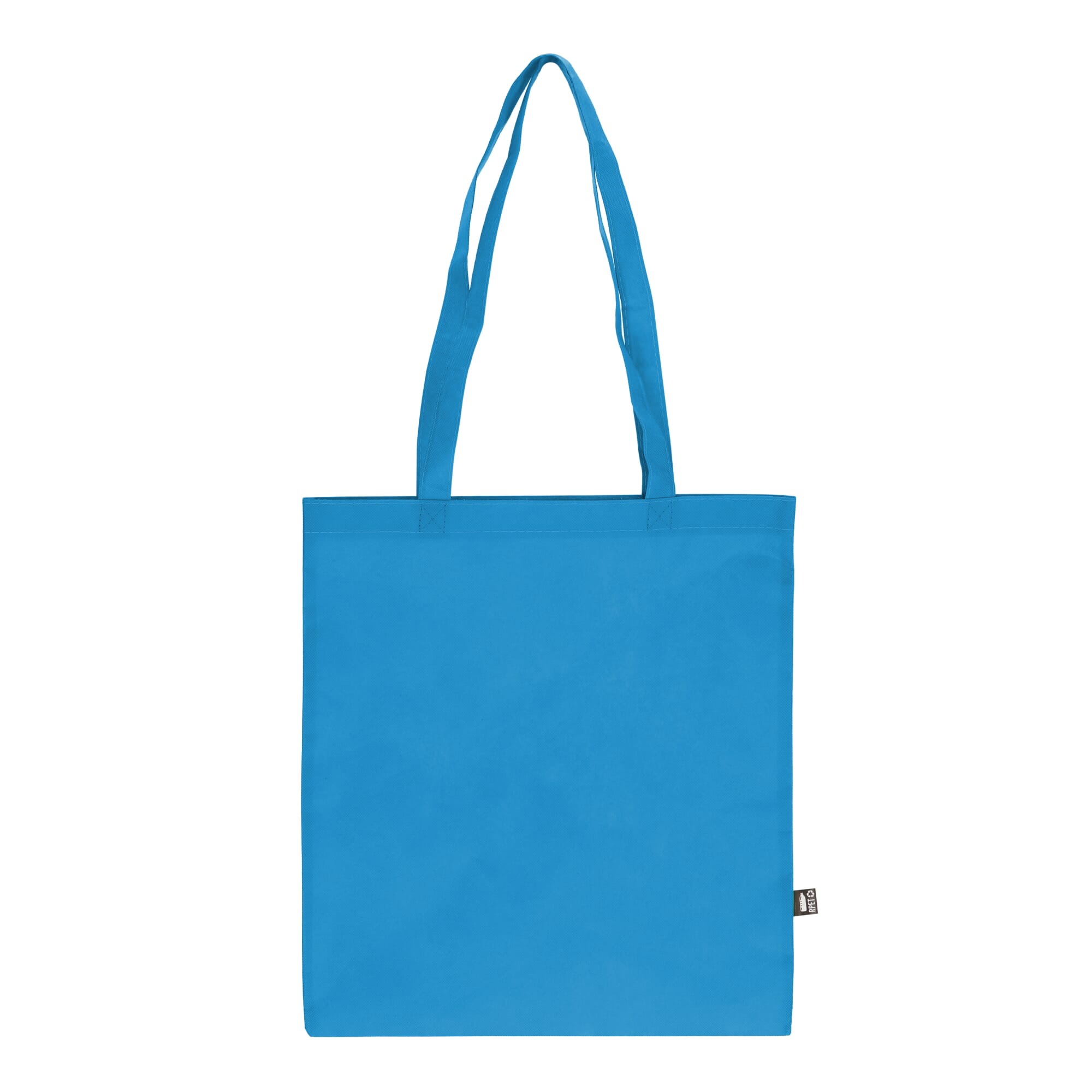 R-PET Draagtas non-woven lange handvatten 38 x 42cm 75g/m²