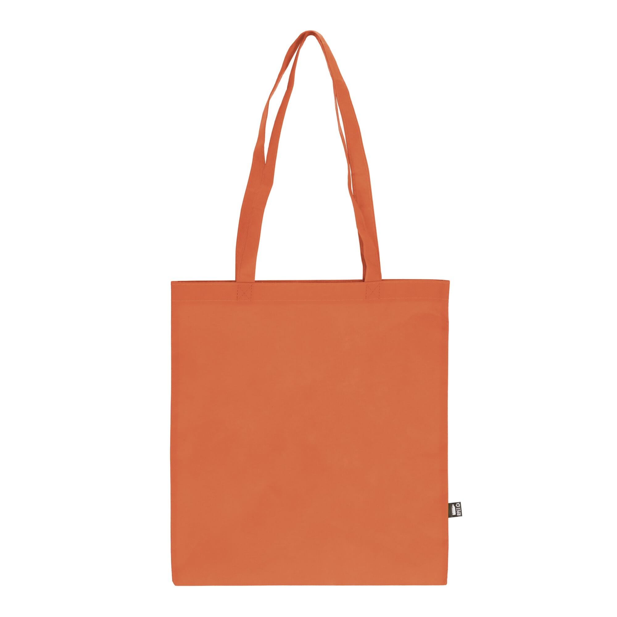 R-PET Draagtas non-woven lange handvatten 38 x 42cm 75g/m²