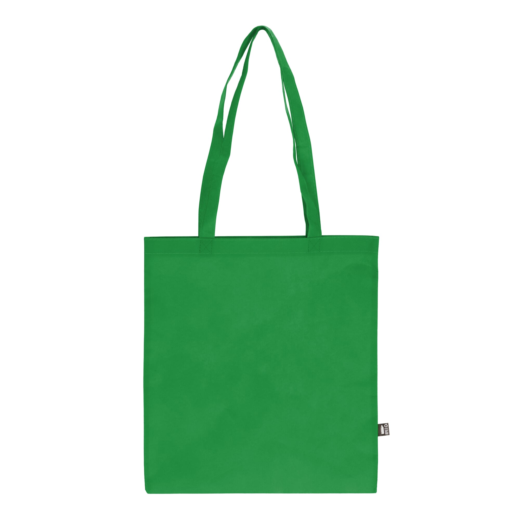 R-PET Draagtas non-woven lange handvatten 38 x 42cm 75g/m²
