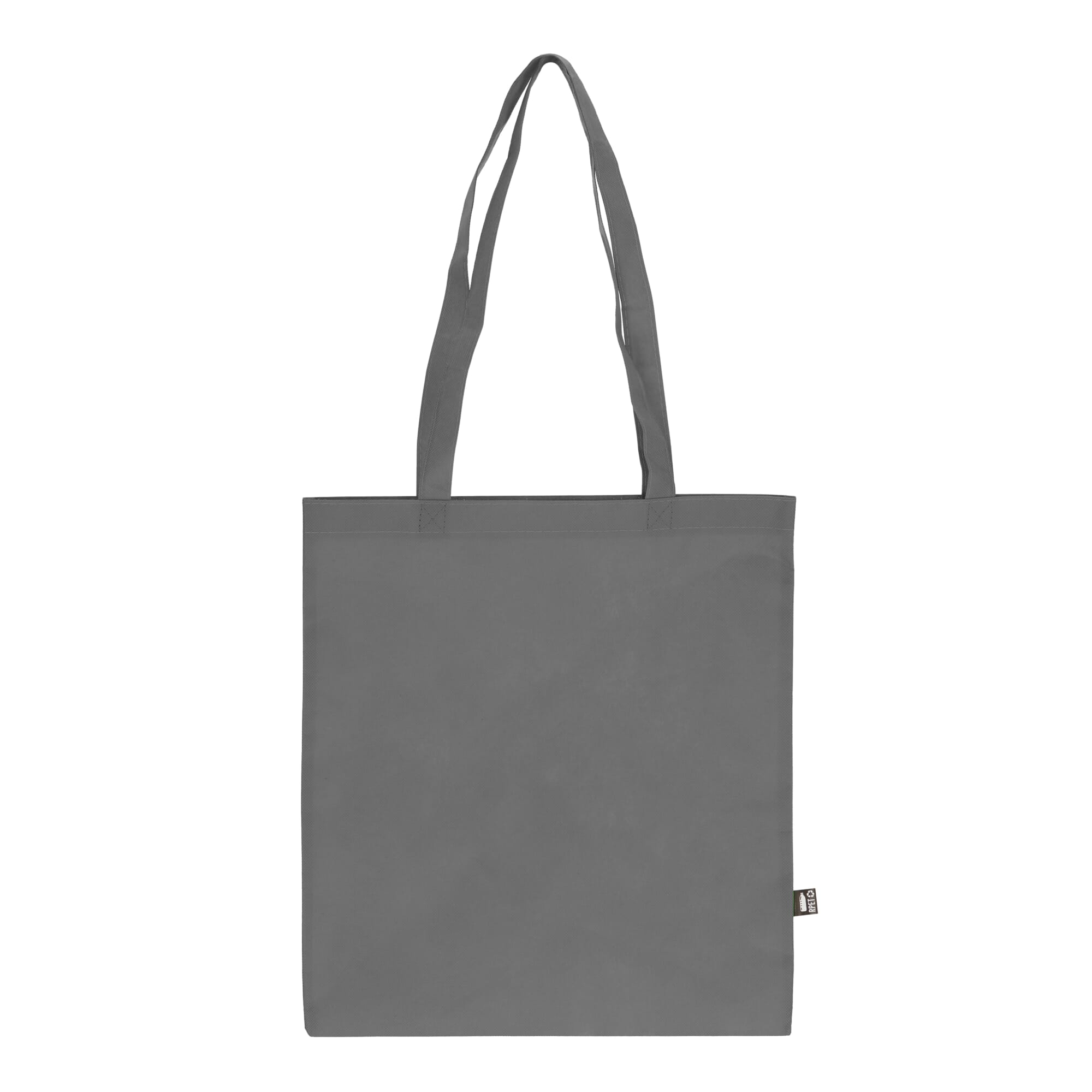 R-PET Draagtas non-woven lange handvatten 38 x 42cm 75g/m²