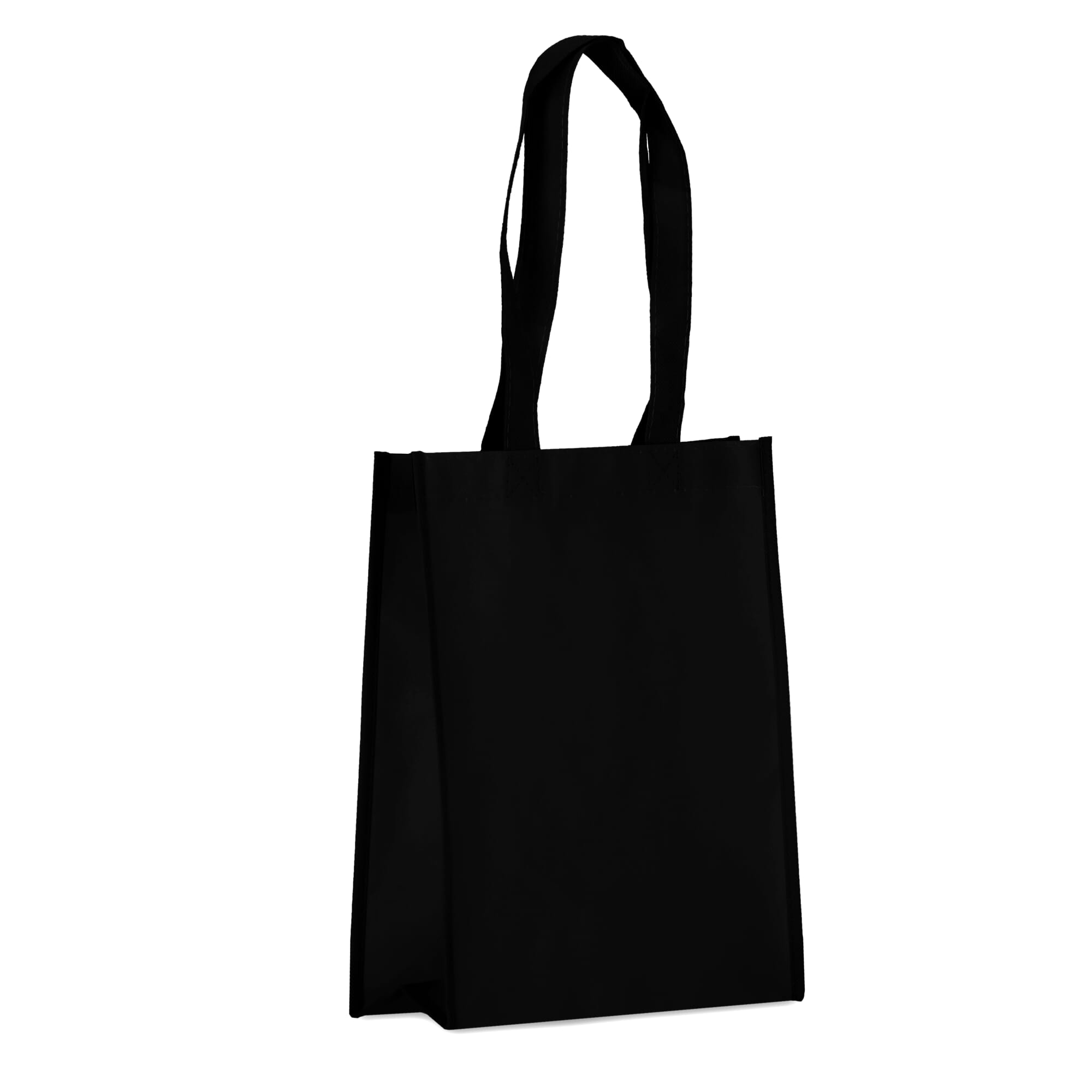 R-PET Draagtas gelamineerd non-woven 24 x 11 x 30cm 105g/m²