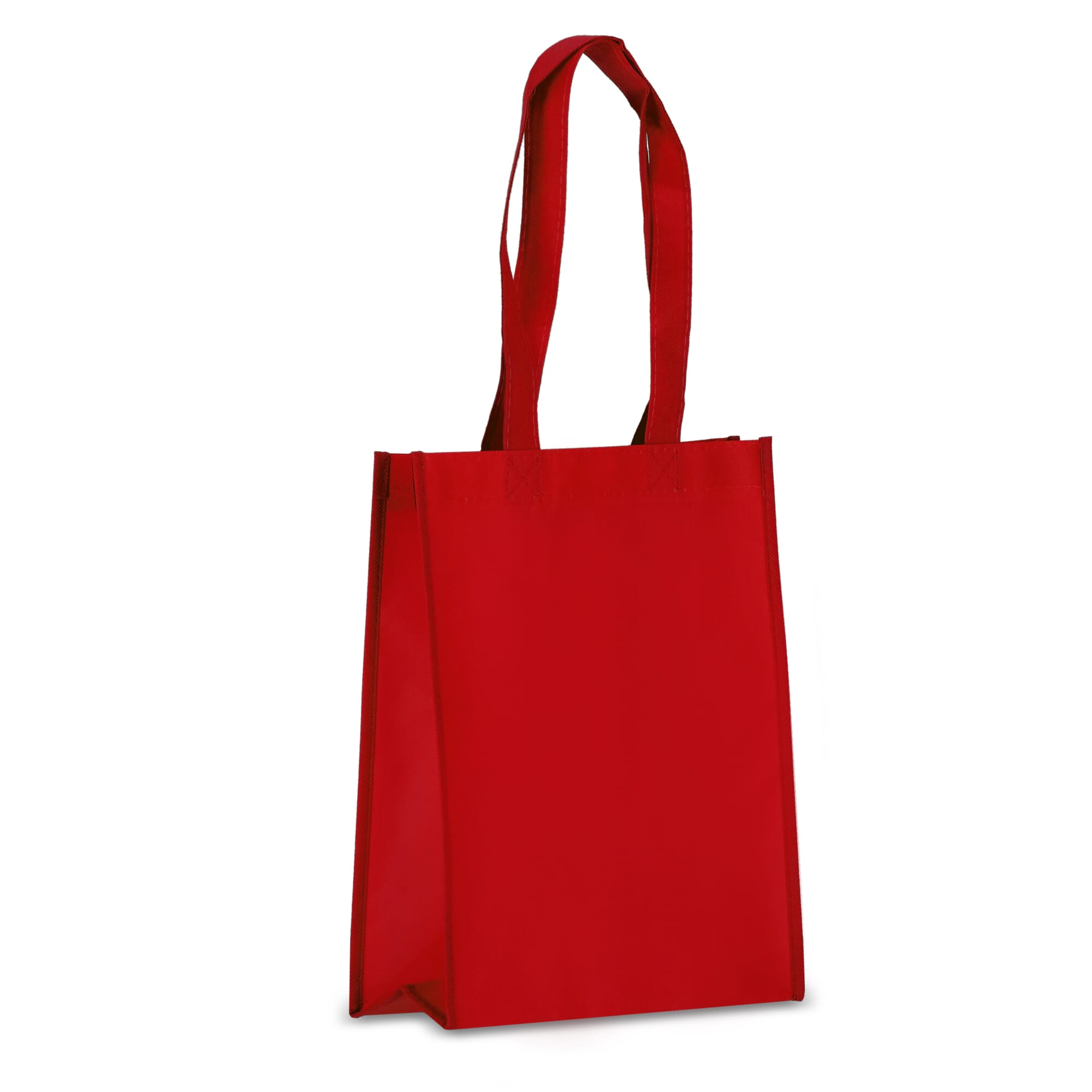 R-PET Draagtas gelamineerd non-woven 24 x 11 x 30cm 105g/m²