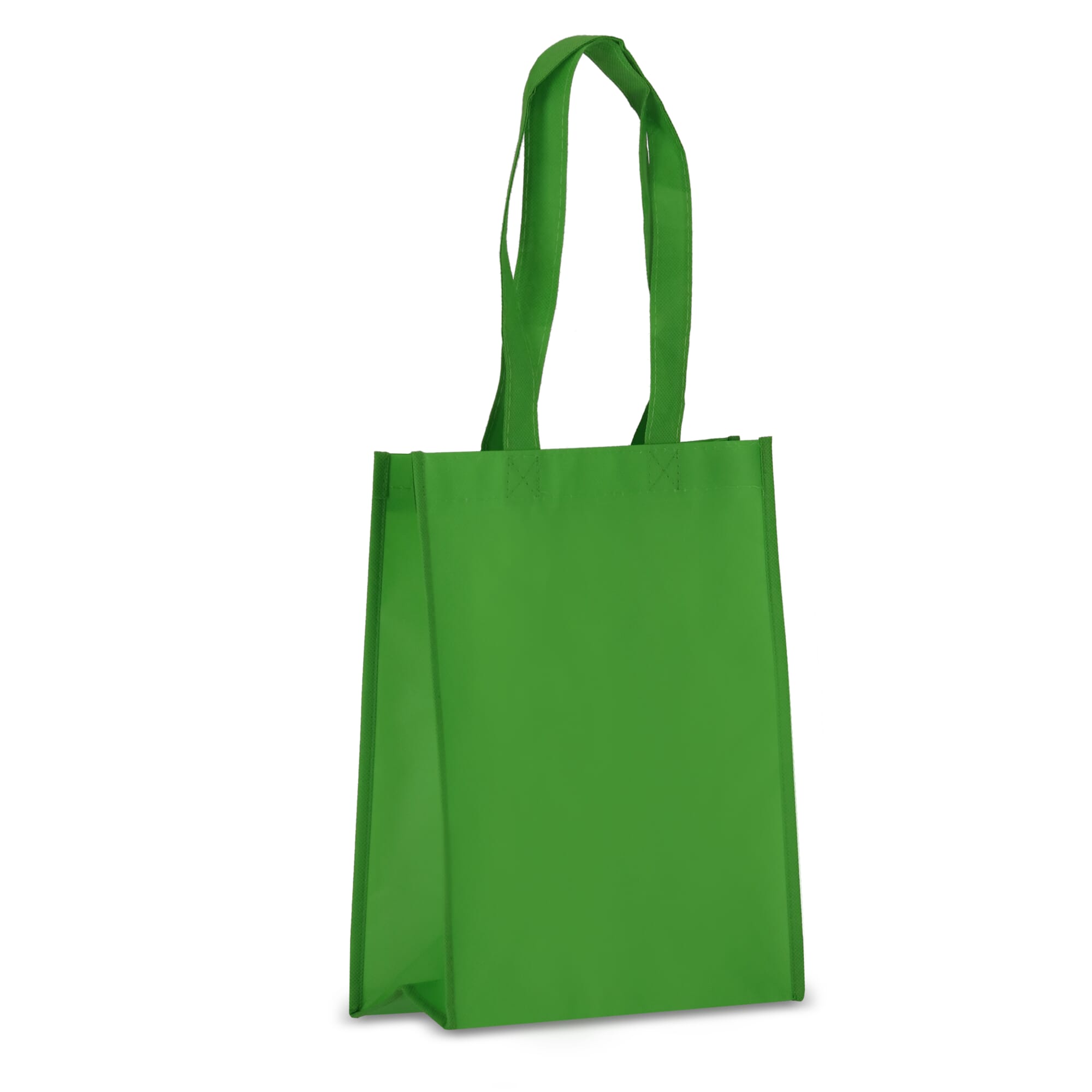 R-PET Draagtas gelamineerd non-woven 24 x 11 x 30cm 105g/m²