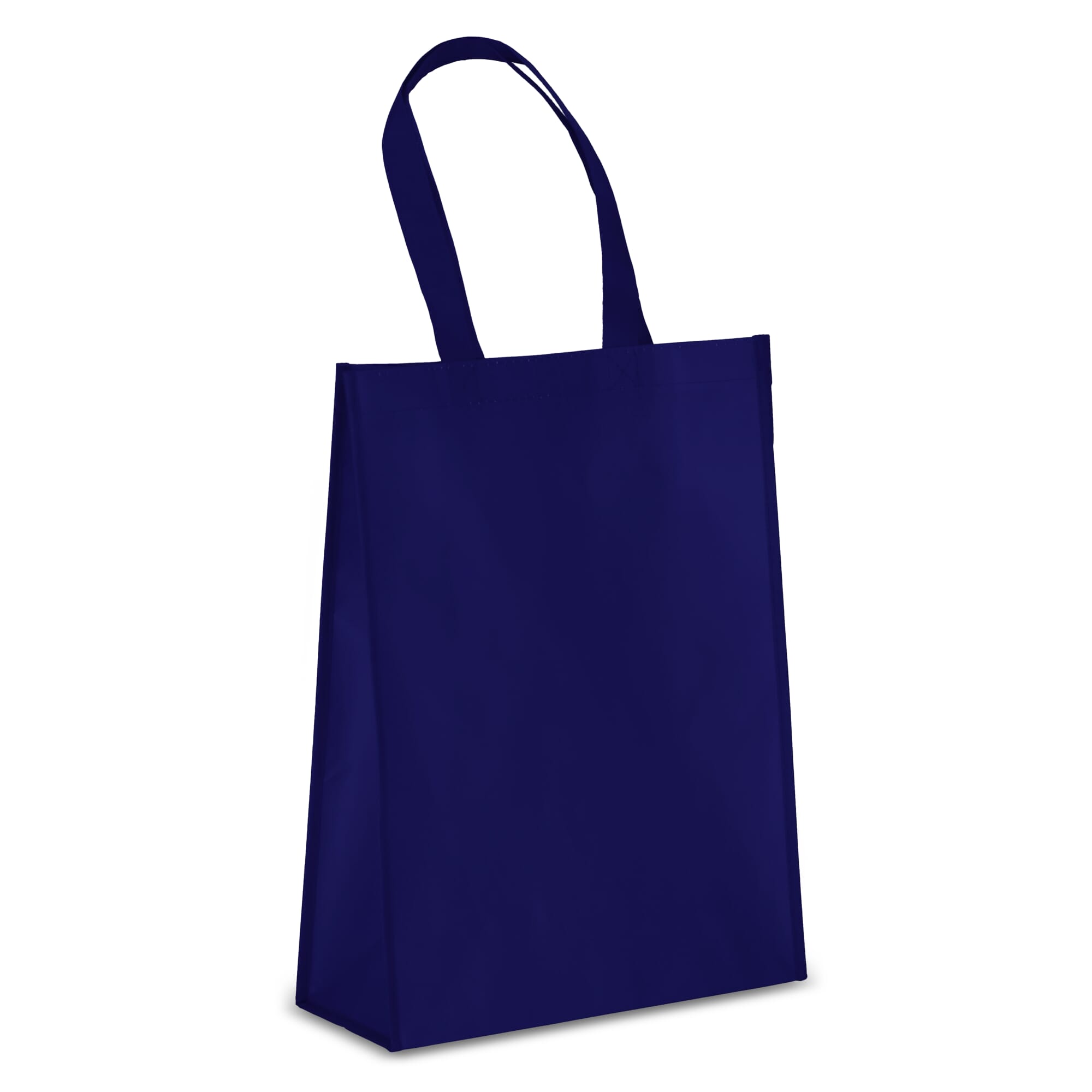 R-PET Draagtas gelamineerd non-woven 30 x 12 x 40cm 105g/m²