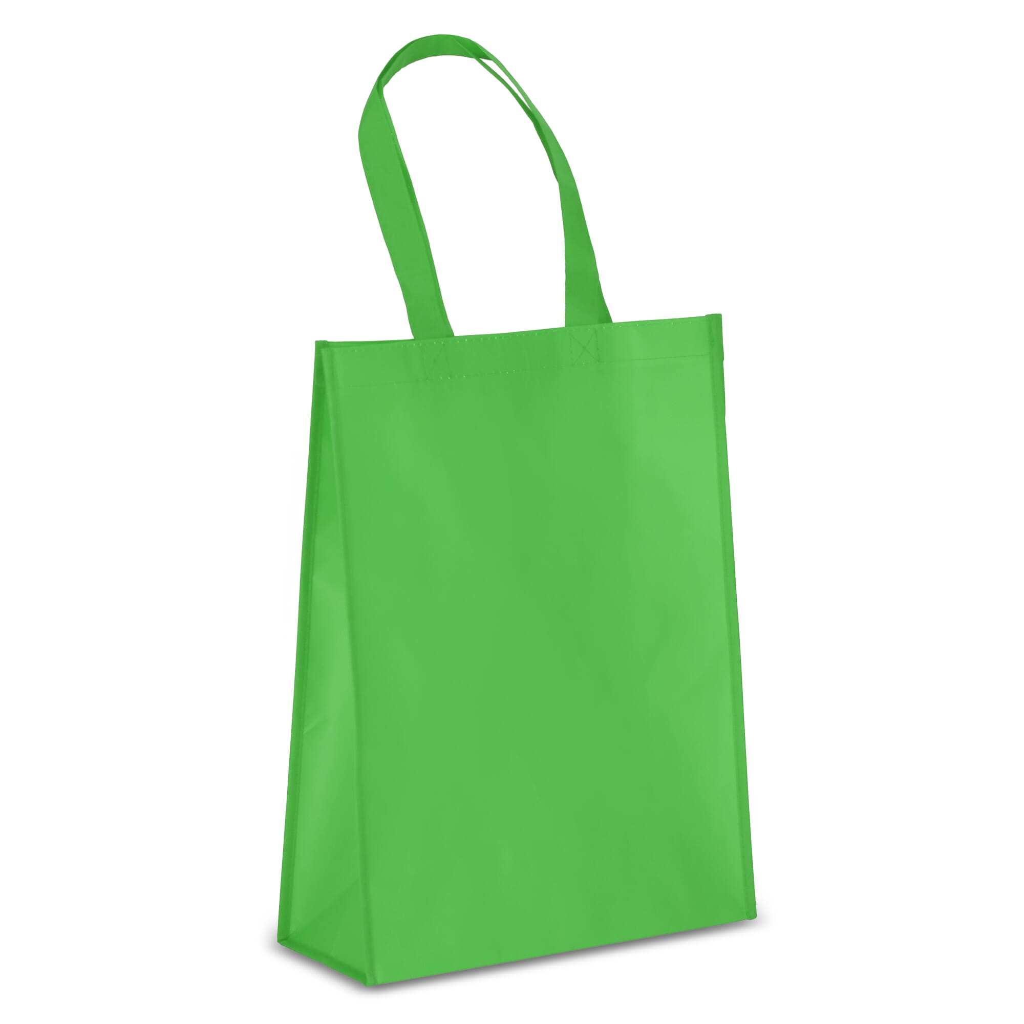 R-PET Draagtas gelamineerd non-woven 30 x 12 x 40cm 105g/m²