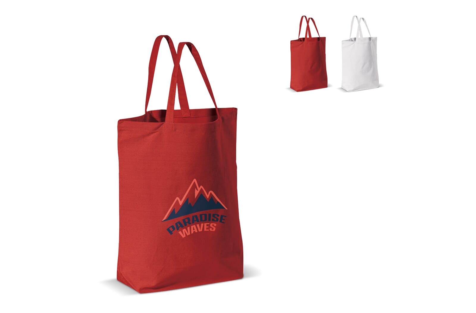 Draagtas canvas 250g/m² 41x12x43cm Wit