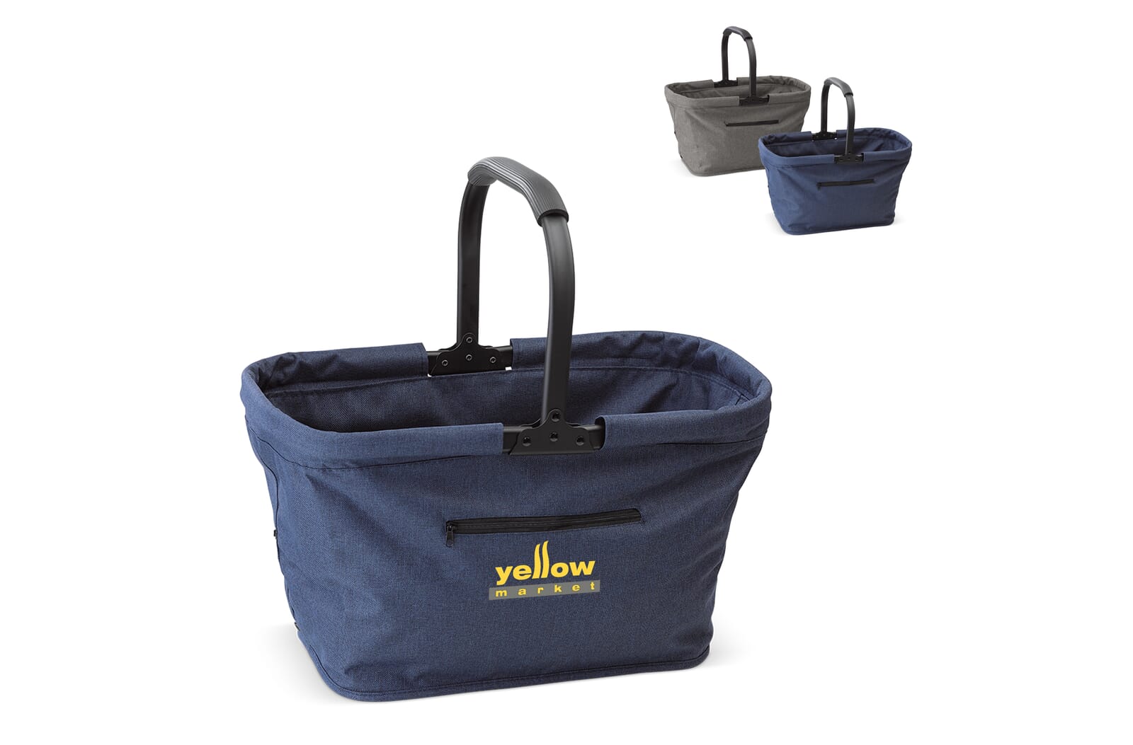Picknickmand opvouwbaar 600D Donkerblauw