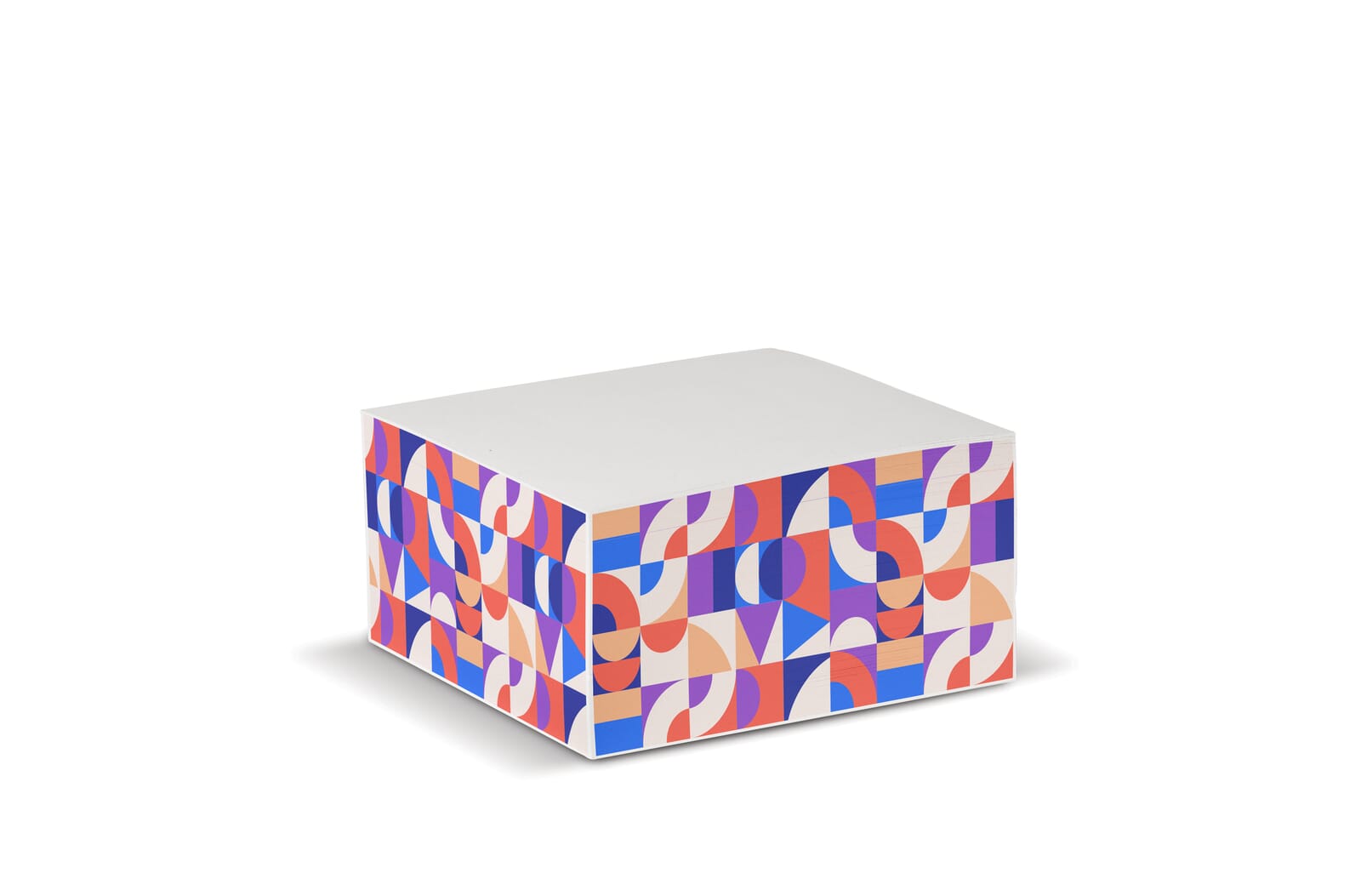 Papierkubus 10x10x5cm Wit