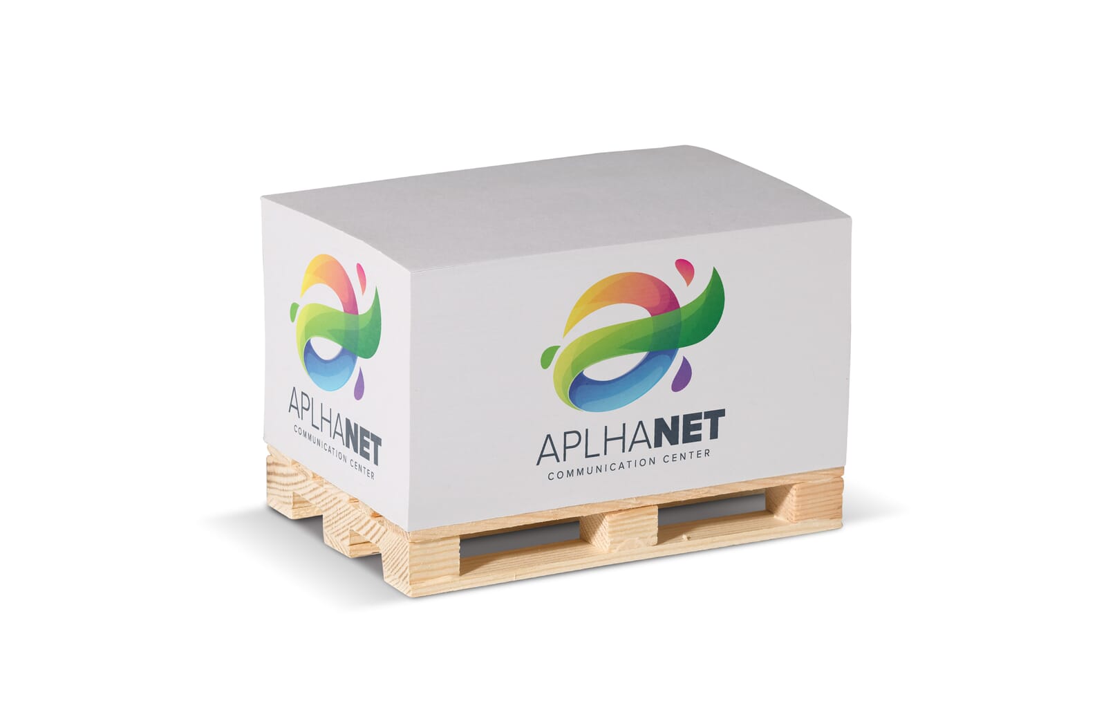 Palletblok 12x8x6cm Wit