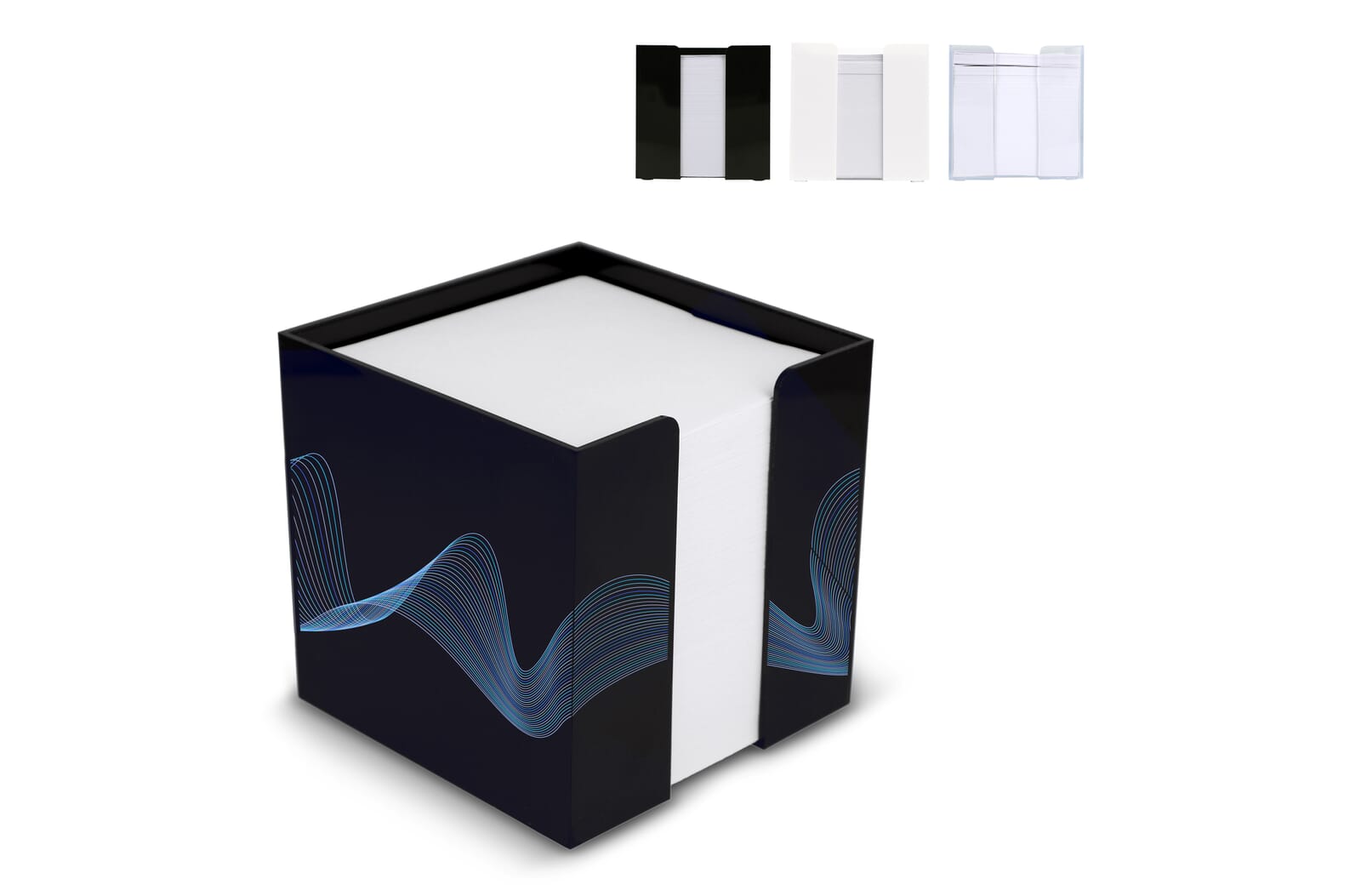 Kubushouder wit papier 10x10x10cm Wit