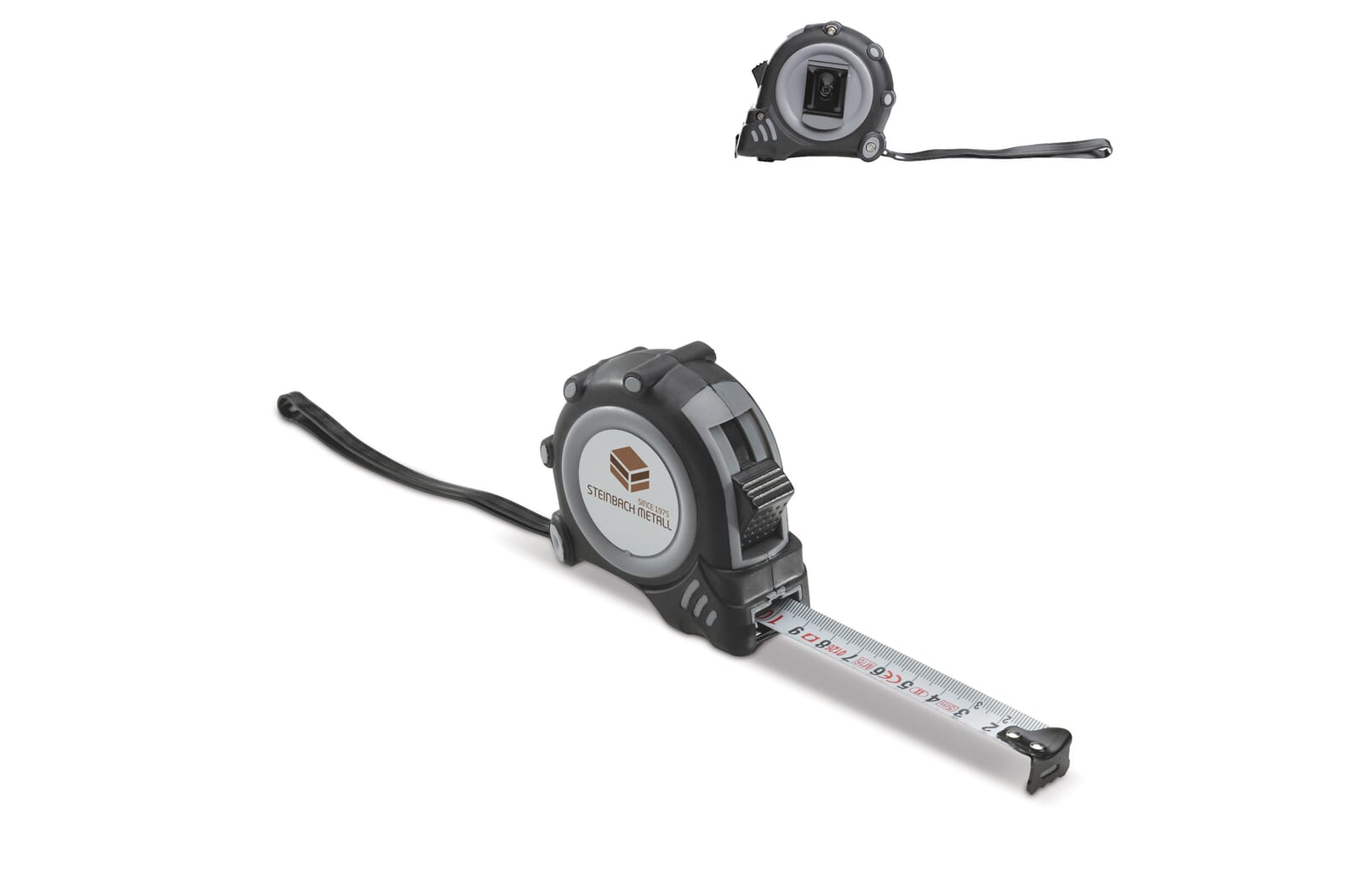 Fix Rolmaat 5 meter Grijs / Zwart